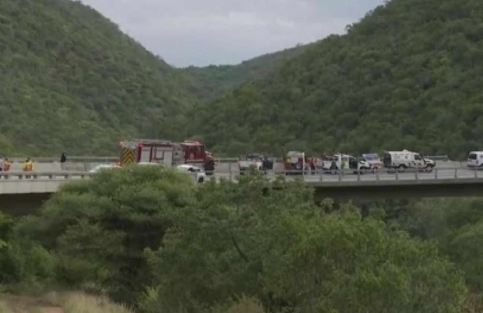 Accidente de bus en Sudáfrica