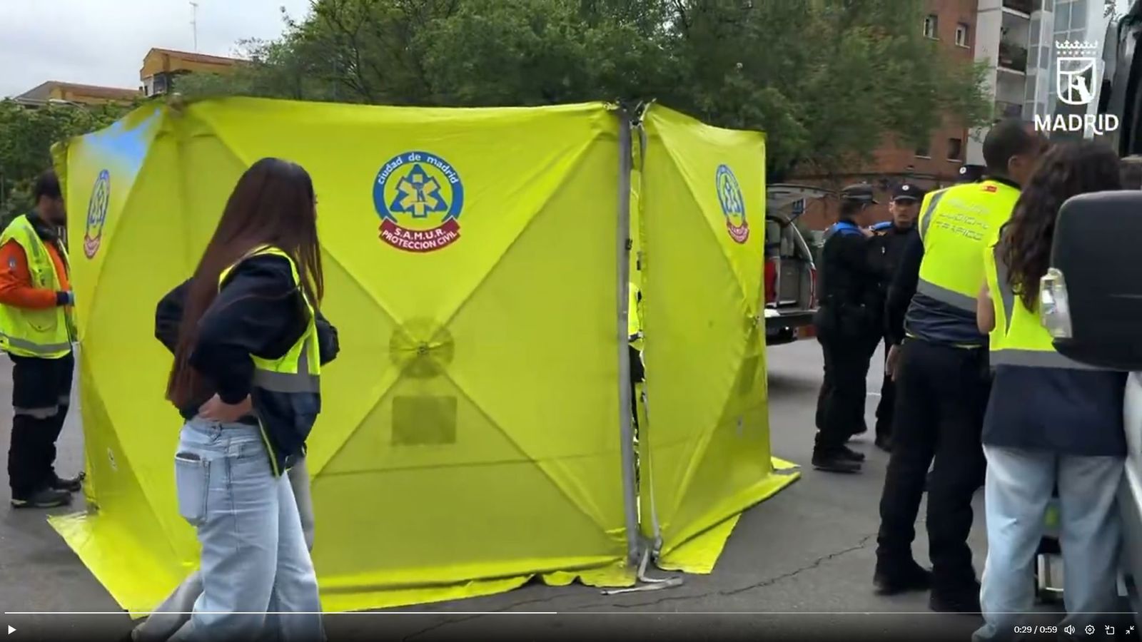 Atropello mortal de una mujer en la calle Rafael Finat de Latina
