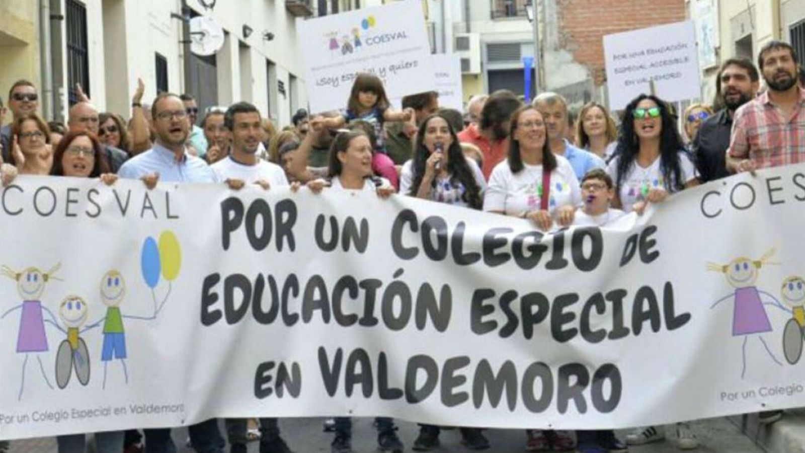 Piden un colegio educación especial en Valdemoro (Foto: @sera_fm)