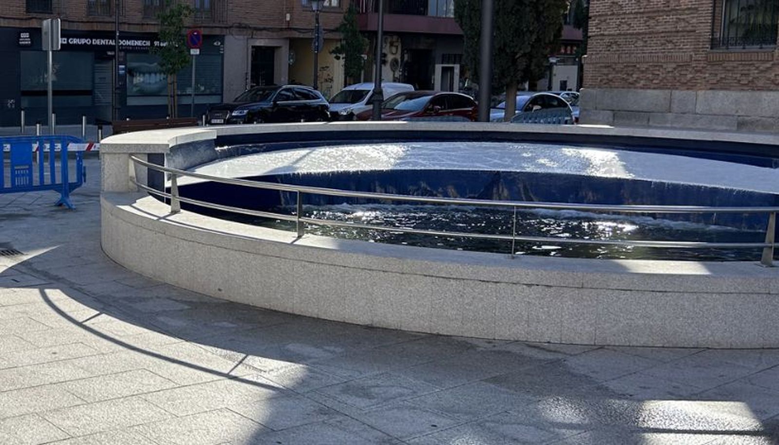 Obras de peatonalización en Leganés