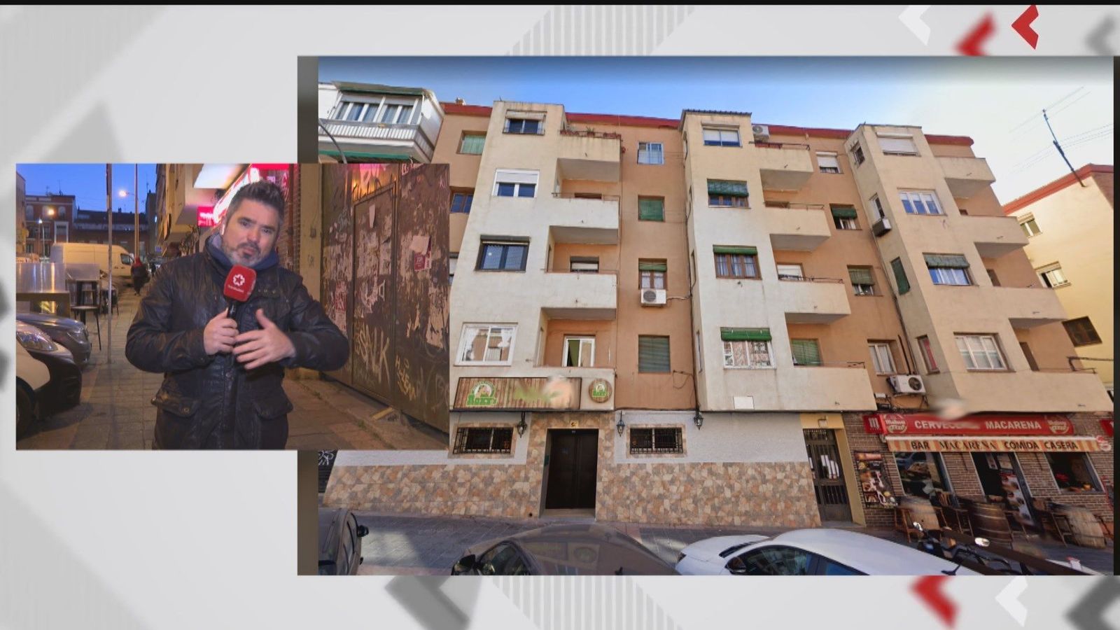 Vallecas: un hombre salta desde un balcón para huir de su pareja, que salta detrás de él