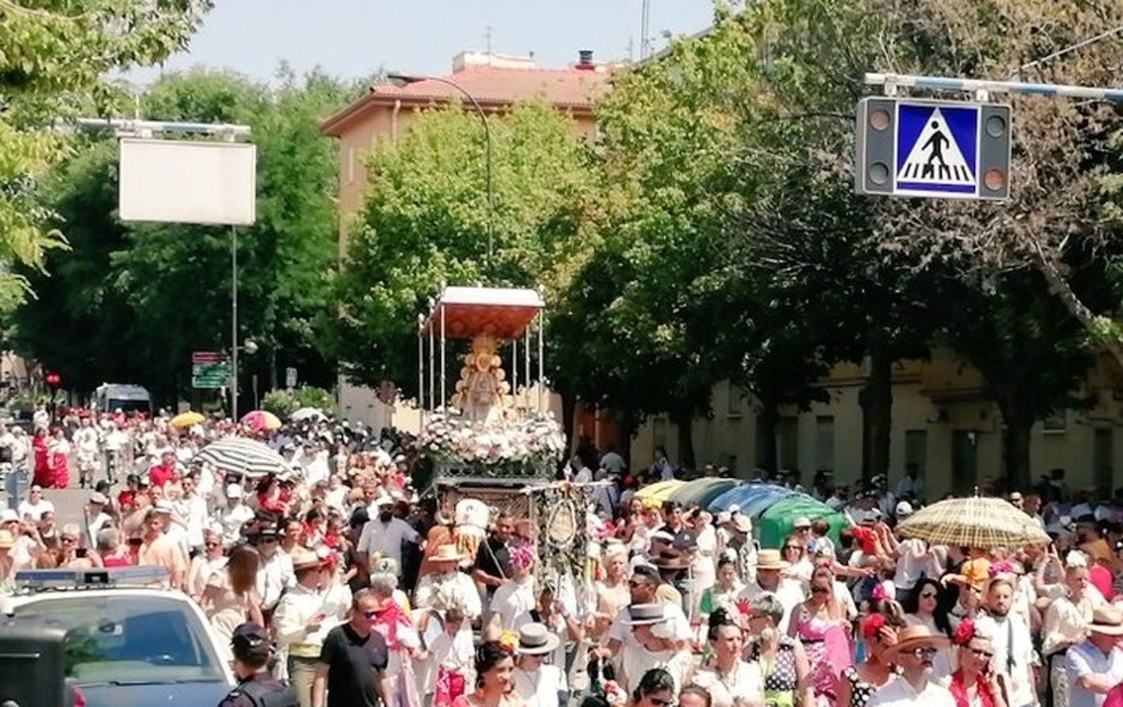 Romería Rociera al Cerro de los Ángeles en Getafe