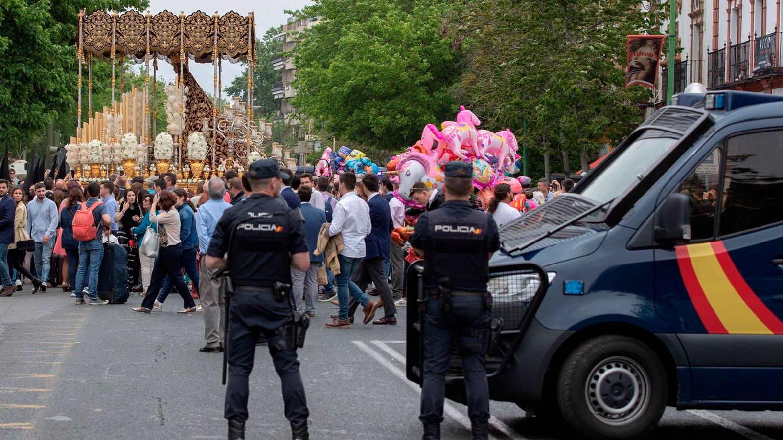 Sevilla se blinda para su Semana Santa