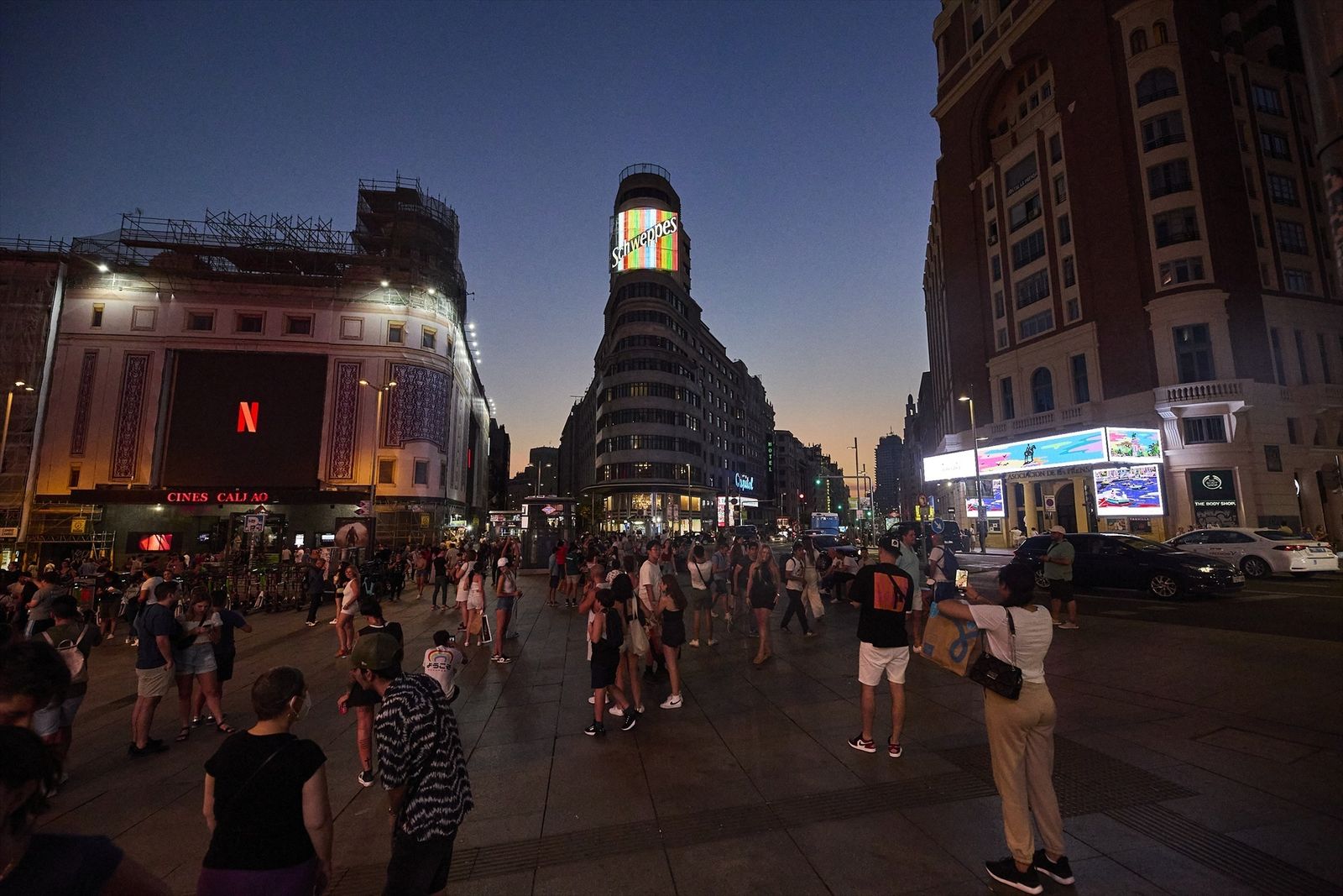 Plaza del Callao este verano
