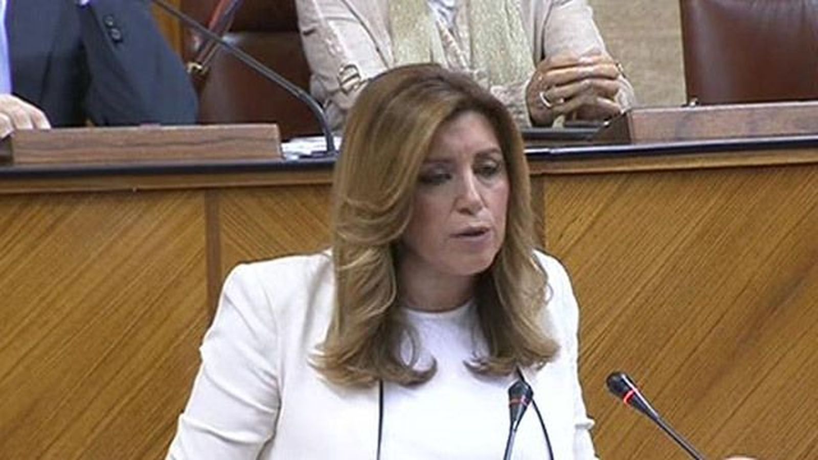 Susana Díaz no supera la investidura en primera  votación y habrá una segunda el viernes
