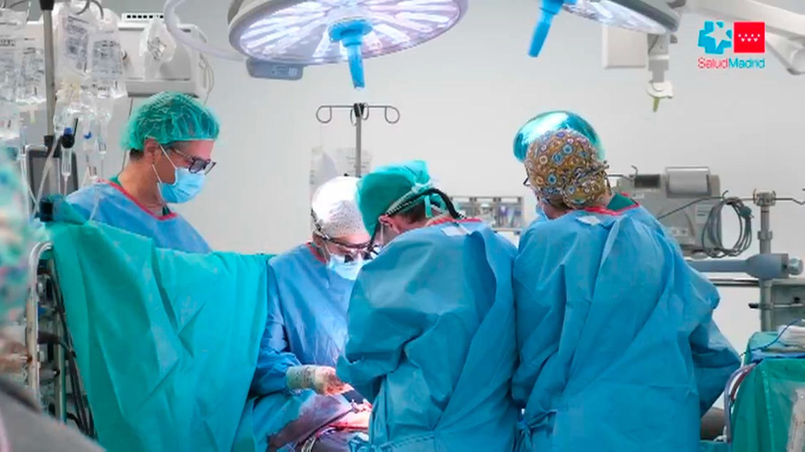 Intervención quirúrjica en un hospital de Madrid