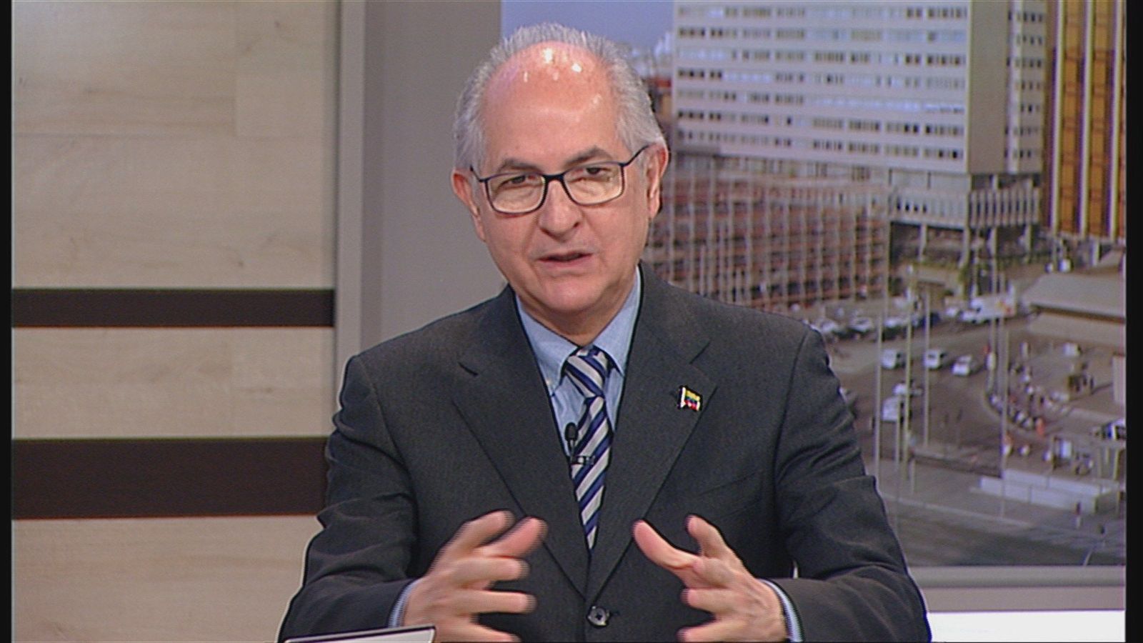 Ledezma: "Cuando se habla de que Venezuela va a tener una guerra civil es falso"