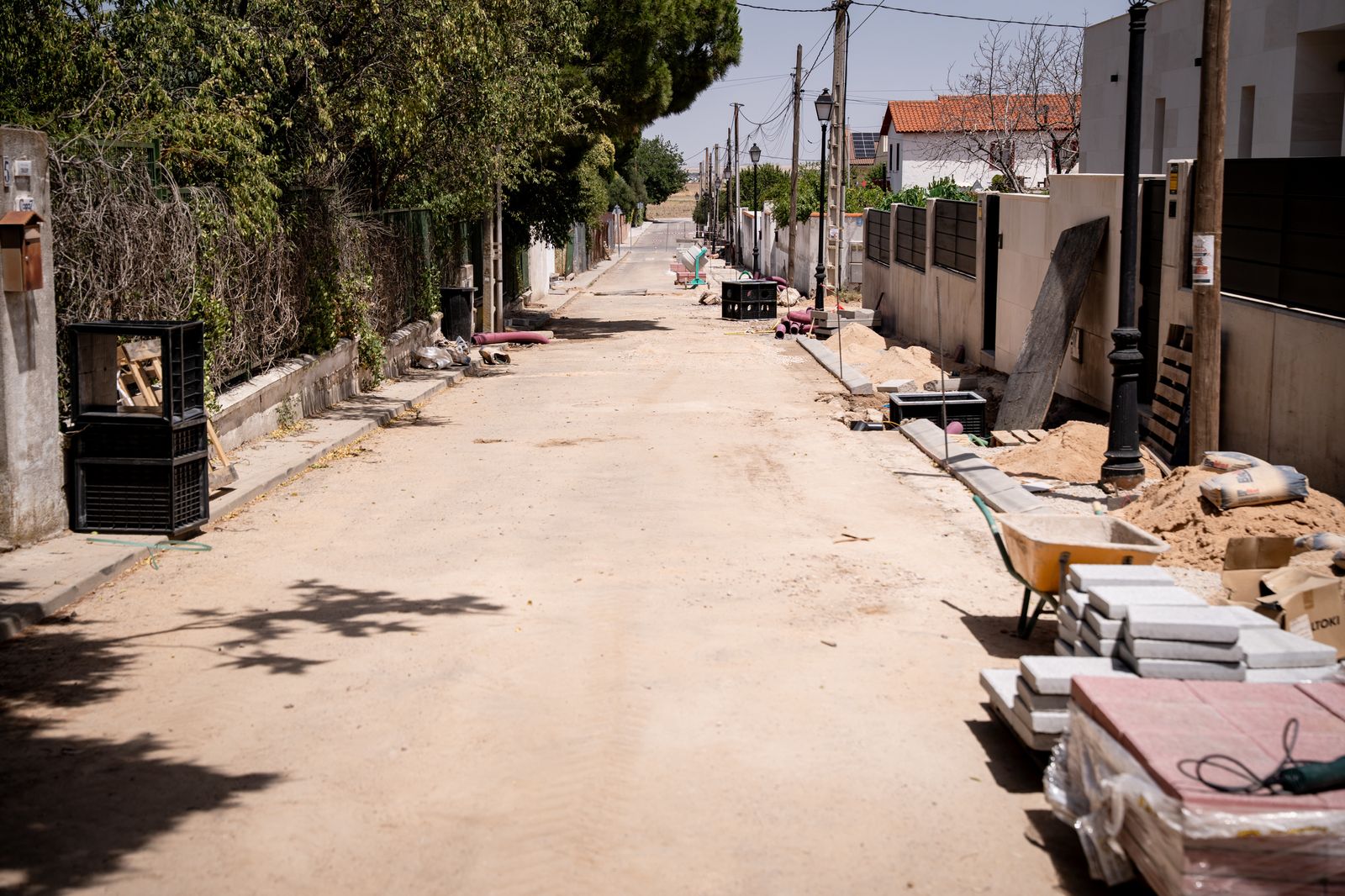 Obras de mejora en el viario de Cubas de la Sagra
