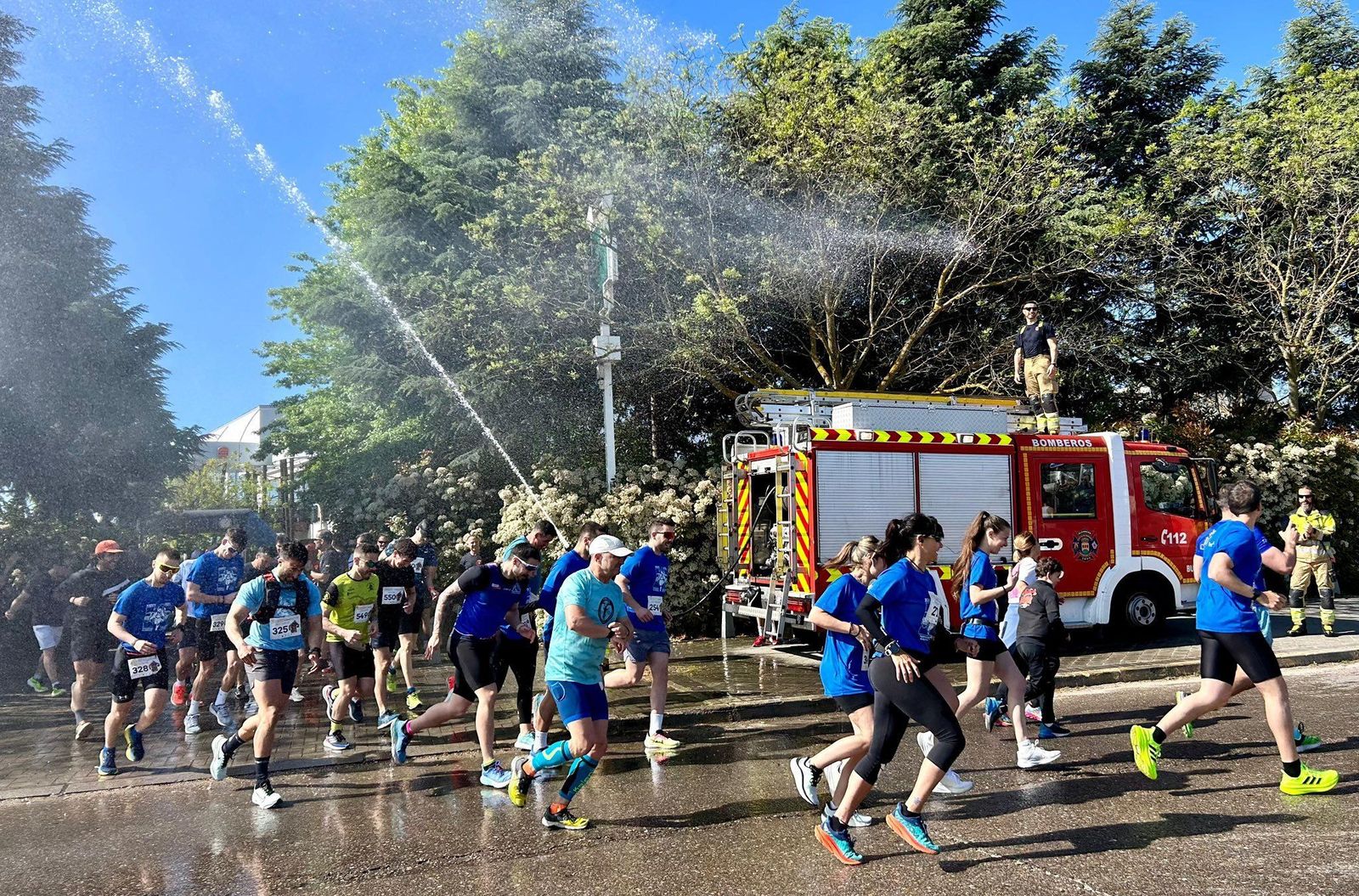 Los bomberos de Alcorcón recuerdan en su carrera Memorial a sus dos compañeros fallecidos