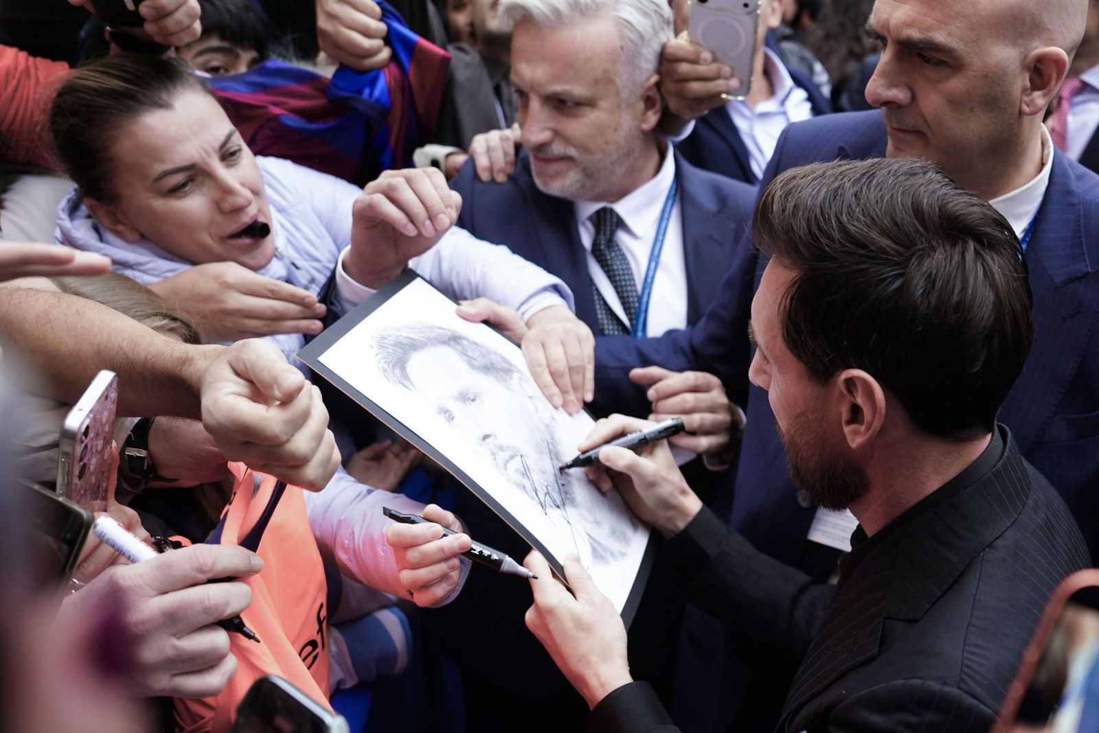 Messi acapara las miradas en la víspera de los Premios Princesa de Asturias