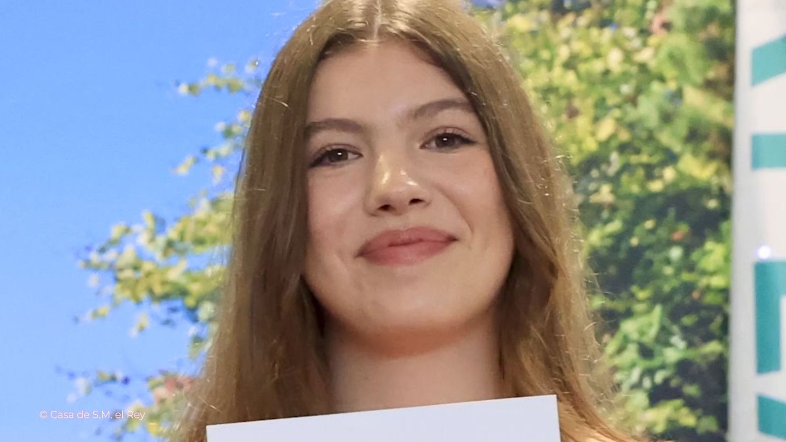 El momento dulce de la infanta Sofía