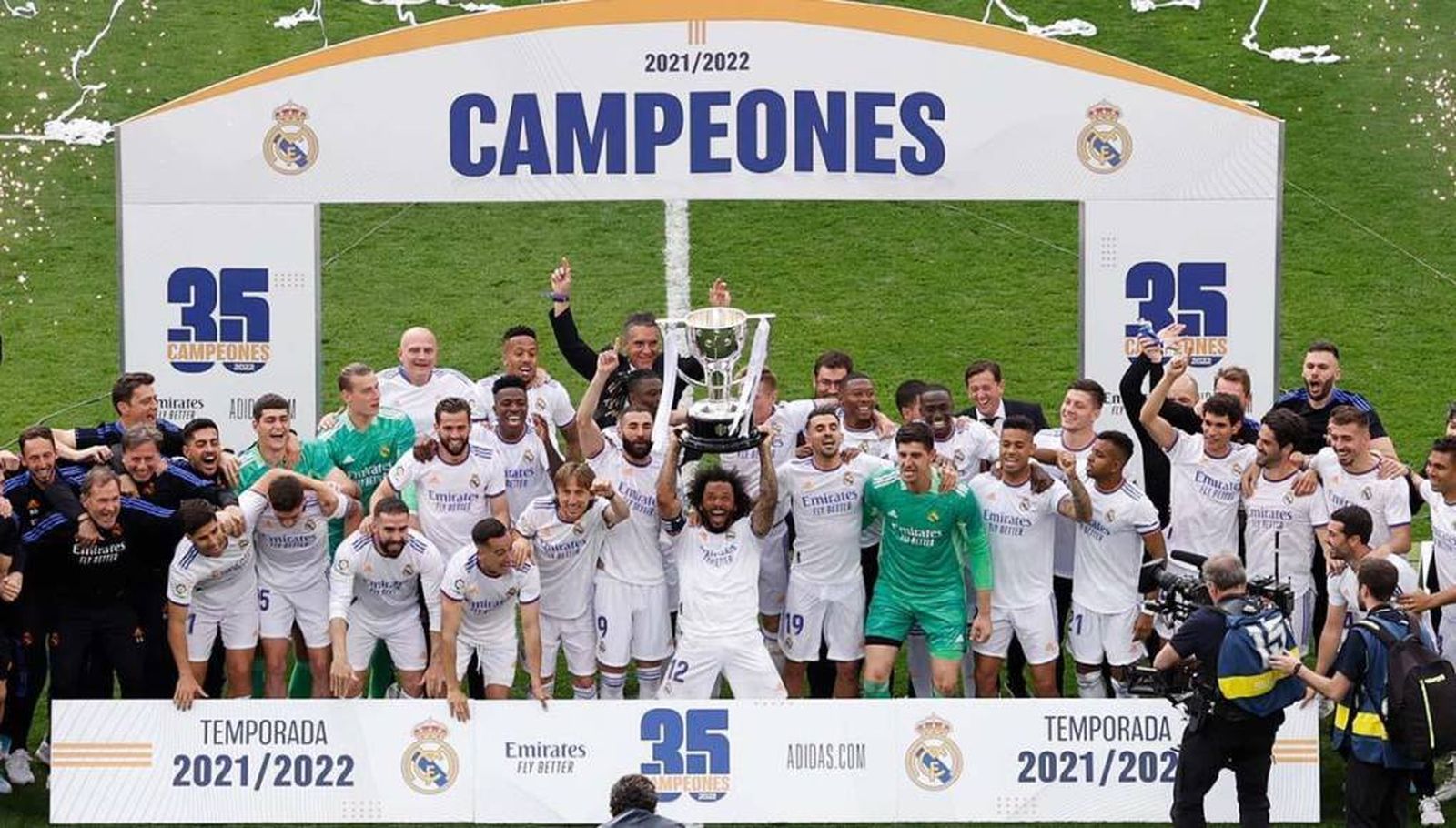 El Real Madrid, campeón de Liga