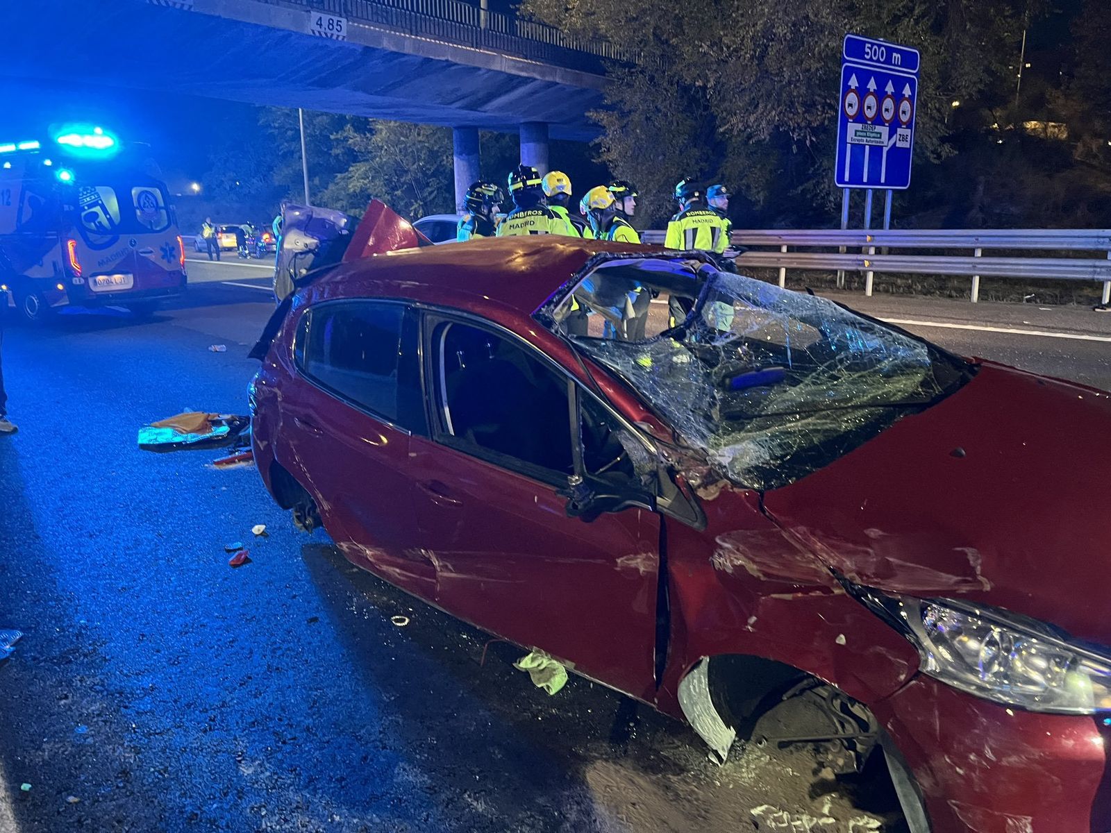 Accidente en la A-42