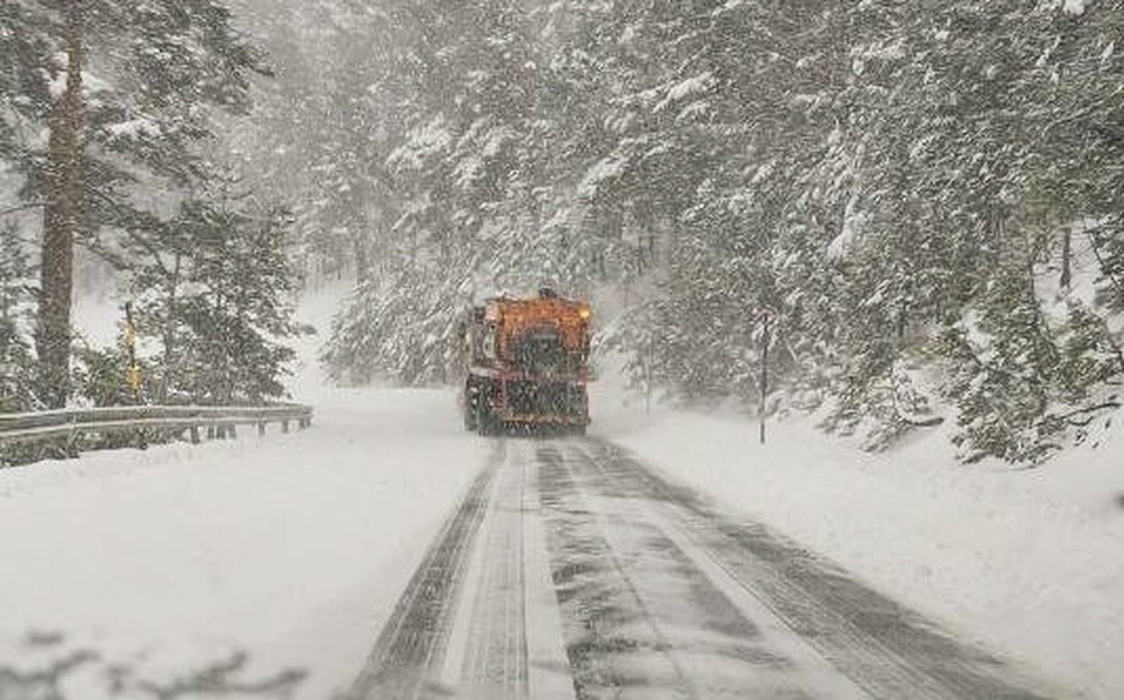 Nieve en la sierra madrileña