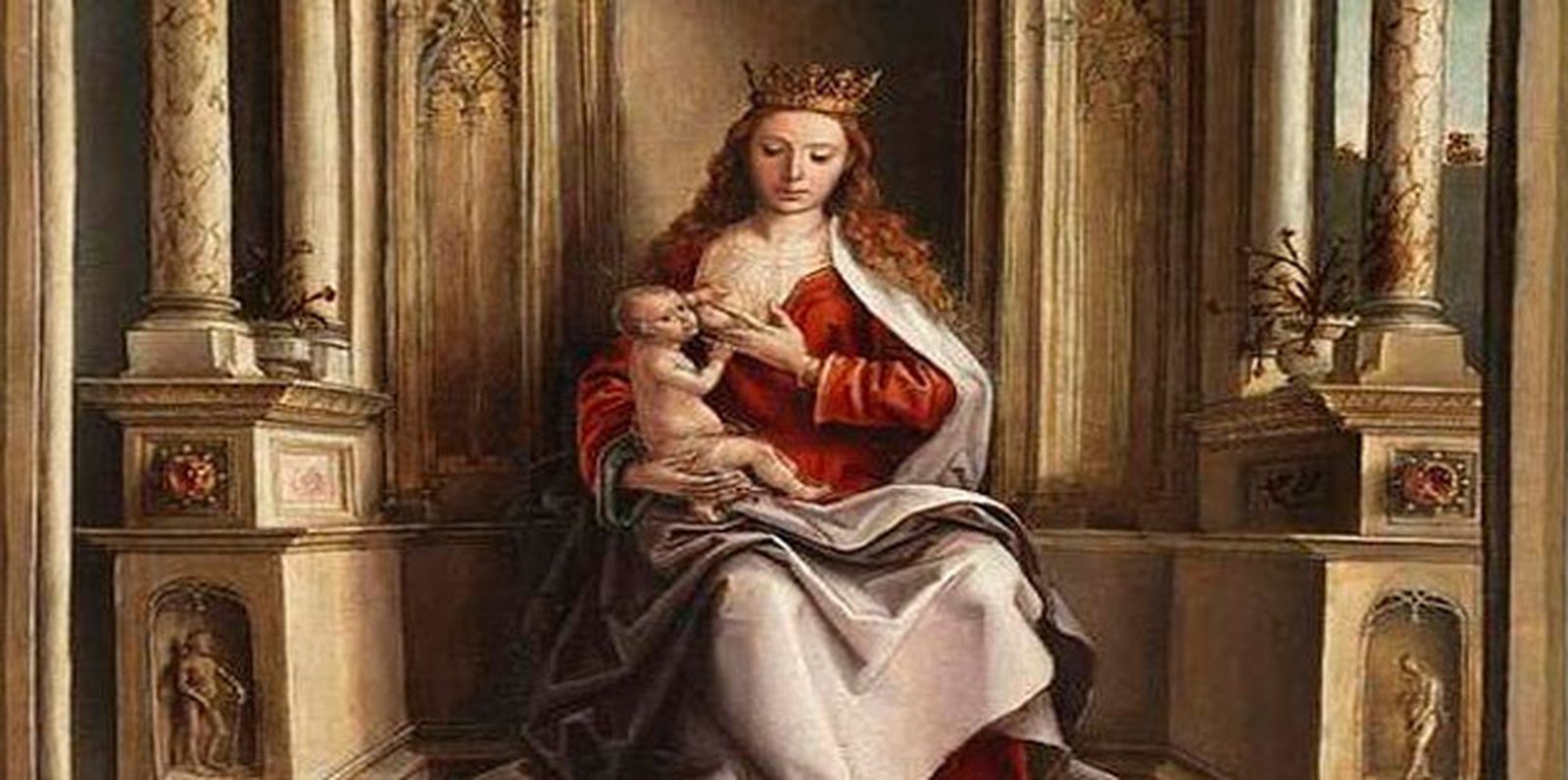 Cuadro de la Virgen de la leche, de Berruguete