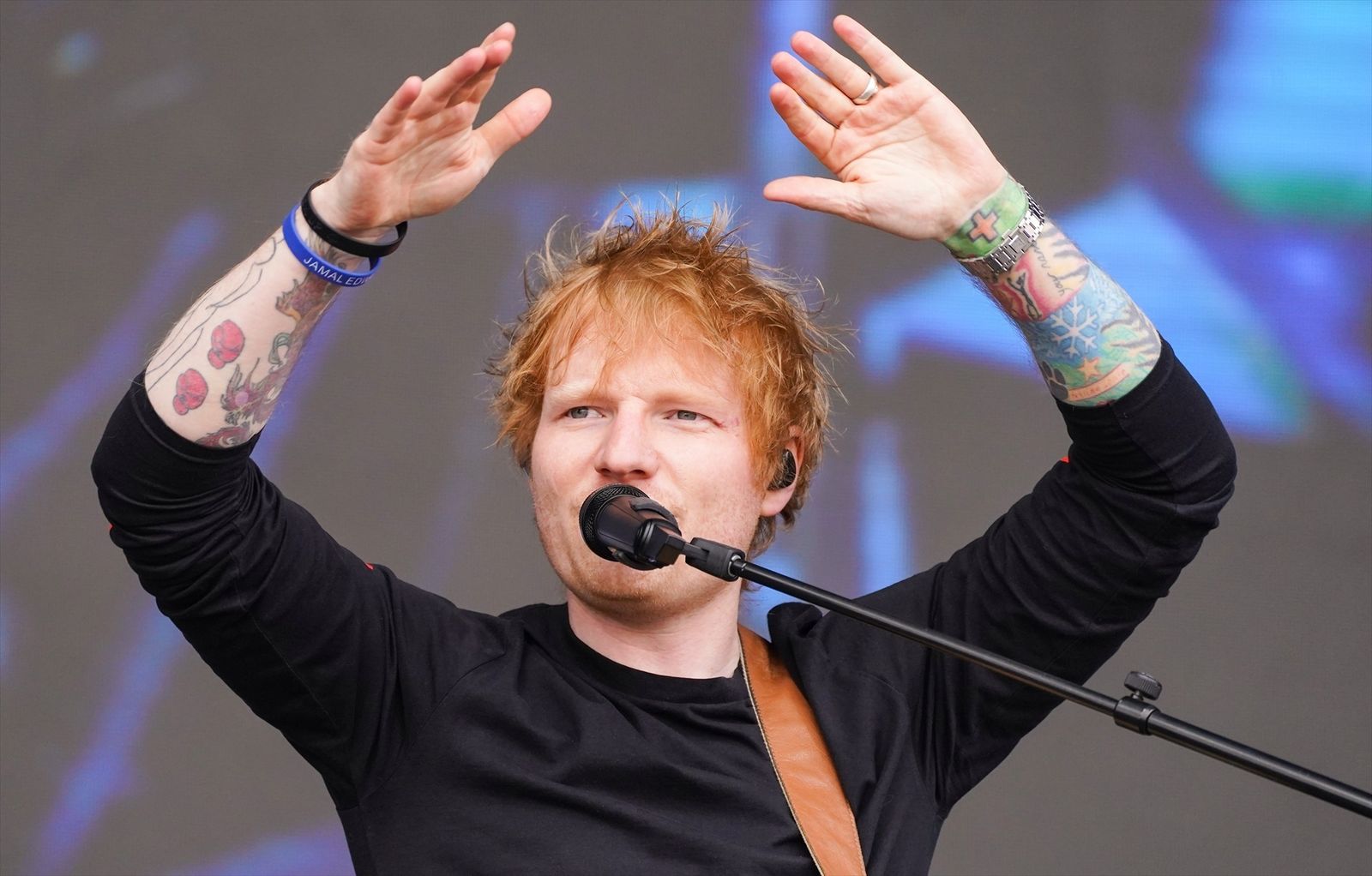 El cantante Ed Sheeran