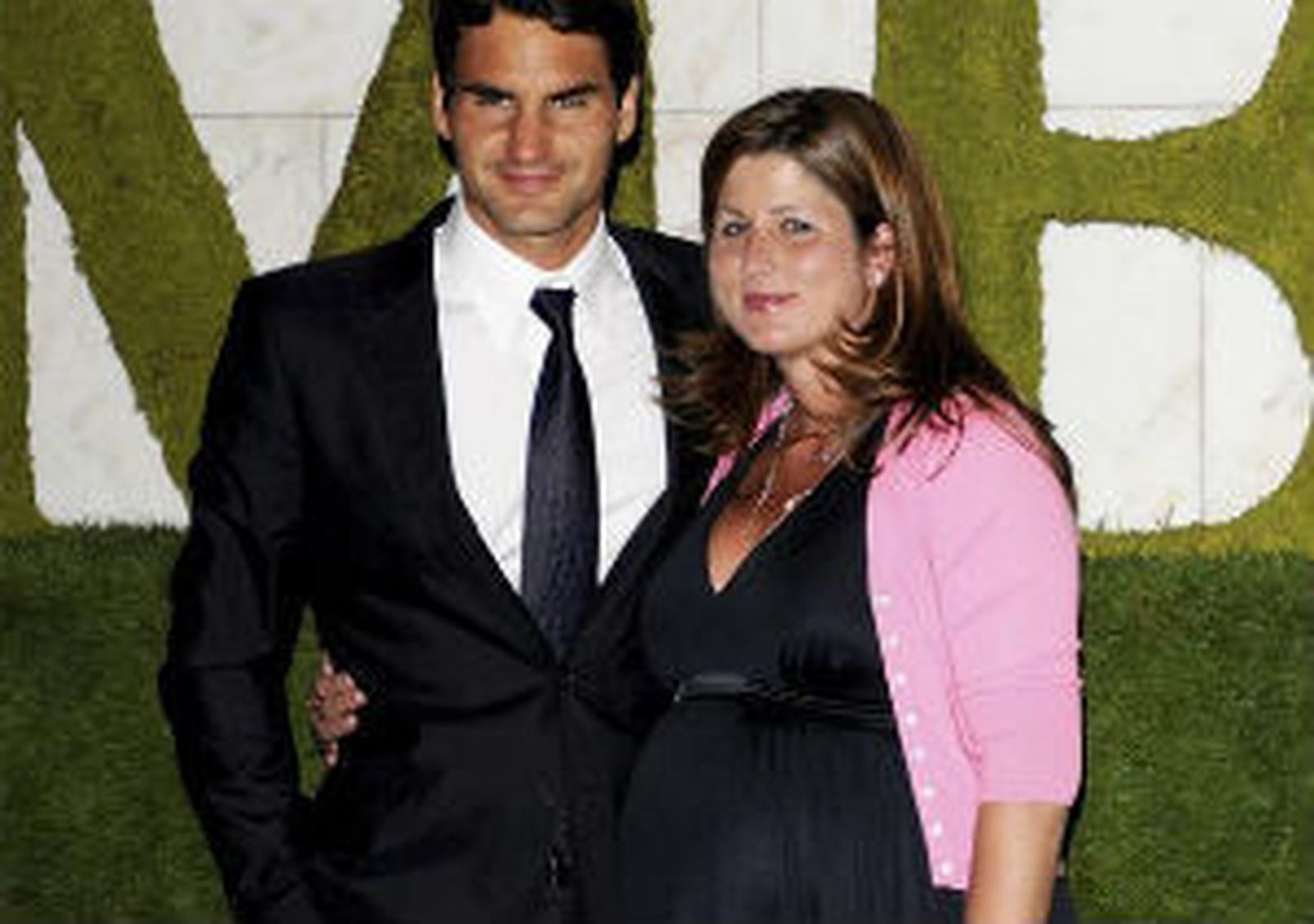 Roger Federer y esposa