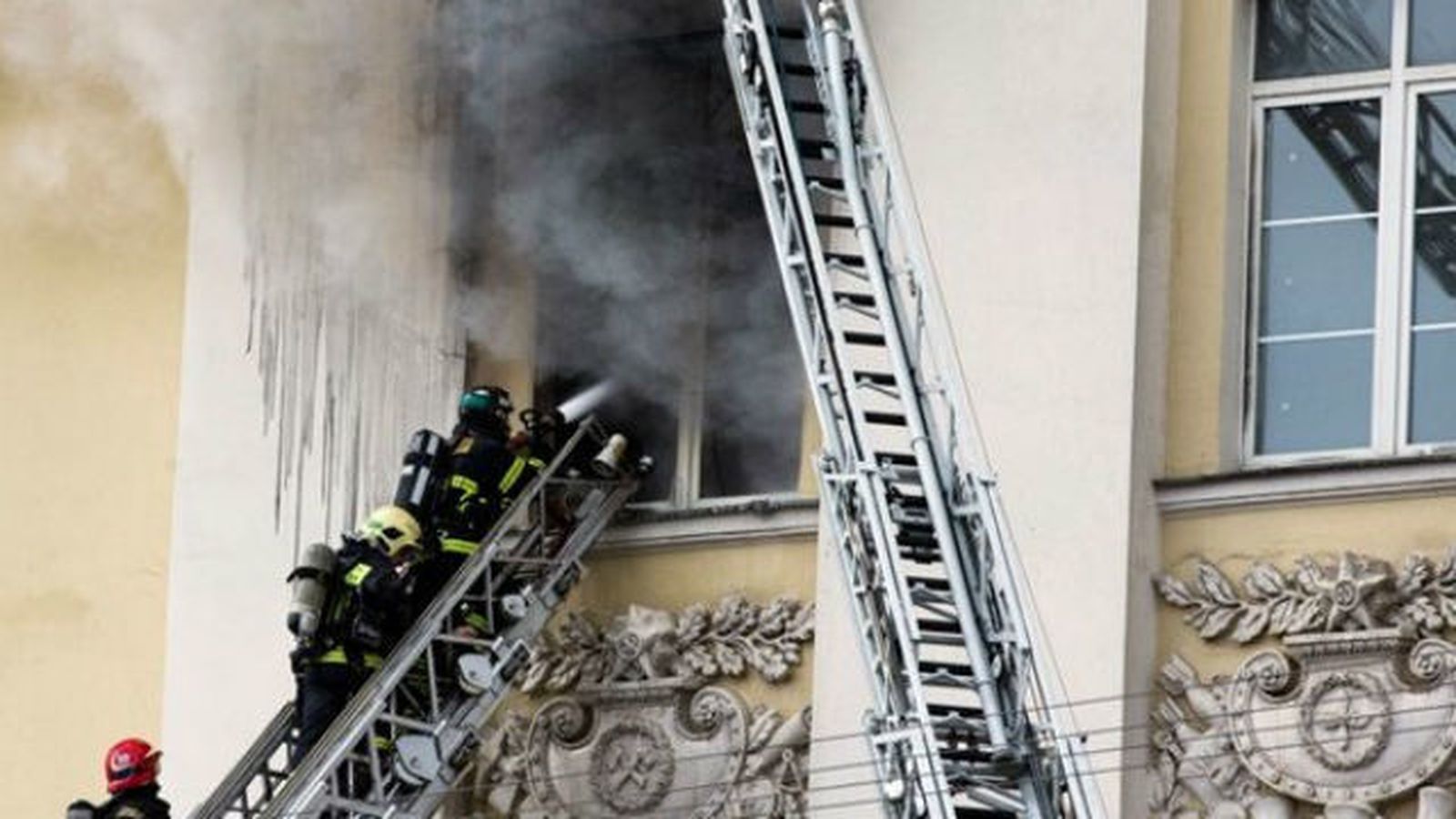 Incendio en Moscú
