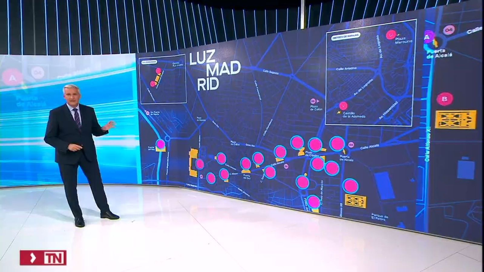 Madrid se ilumina como nunca antes la habías visto