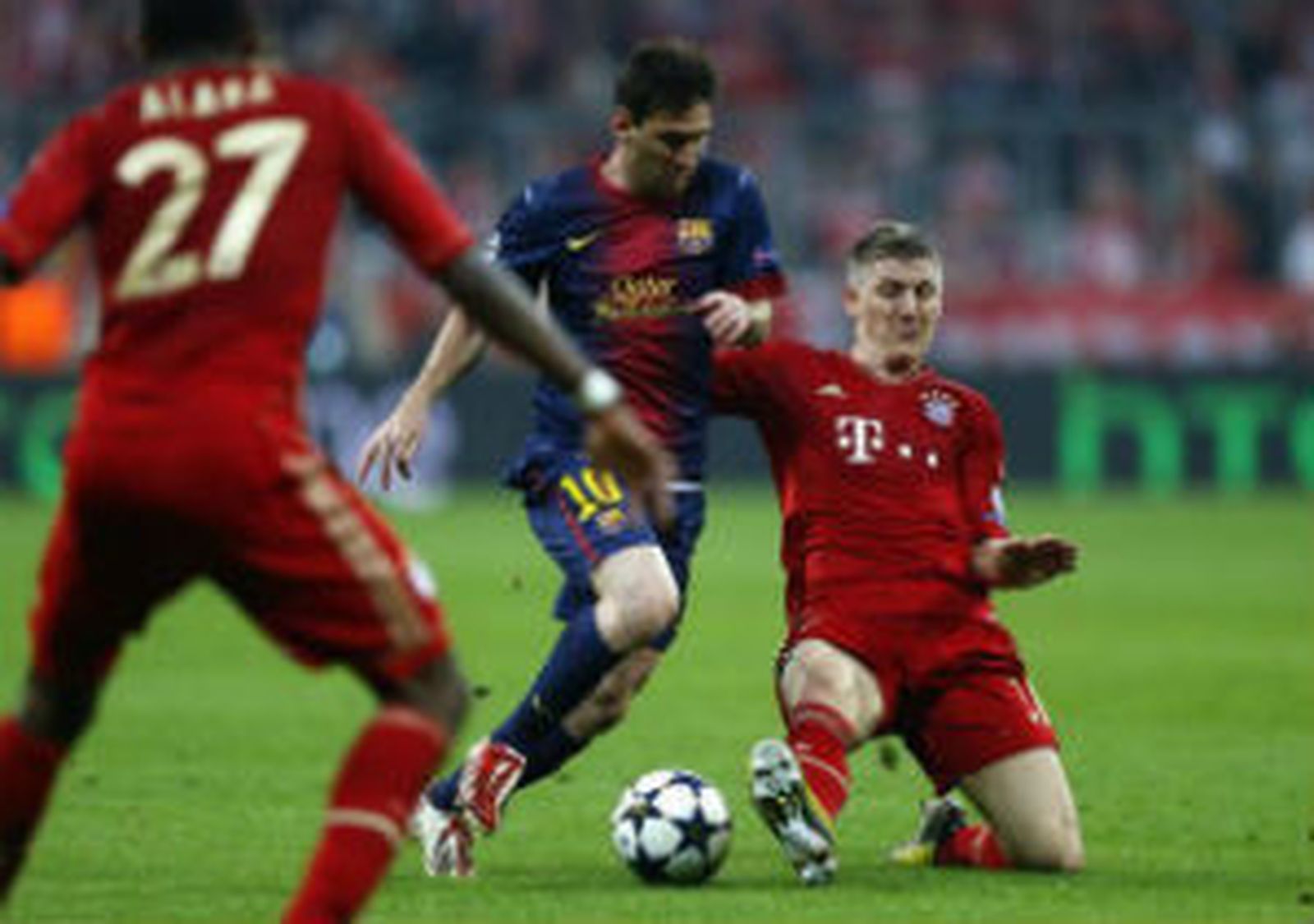 Messi ante el Bayern Munich