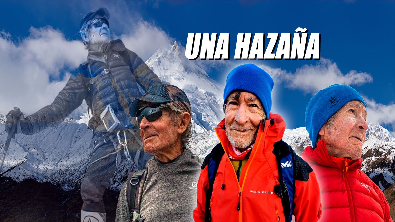 Carlos Soria, de 86 años, bate el récord mundial al coronar la cima del Manaslu