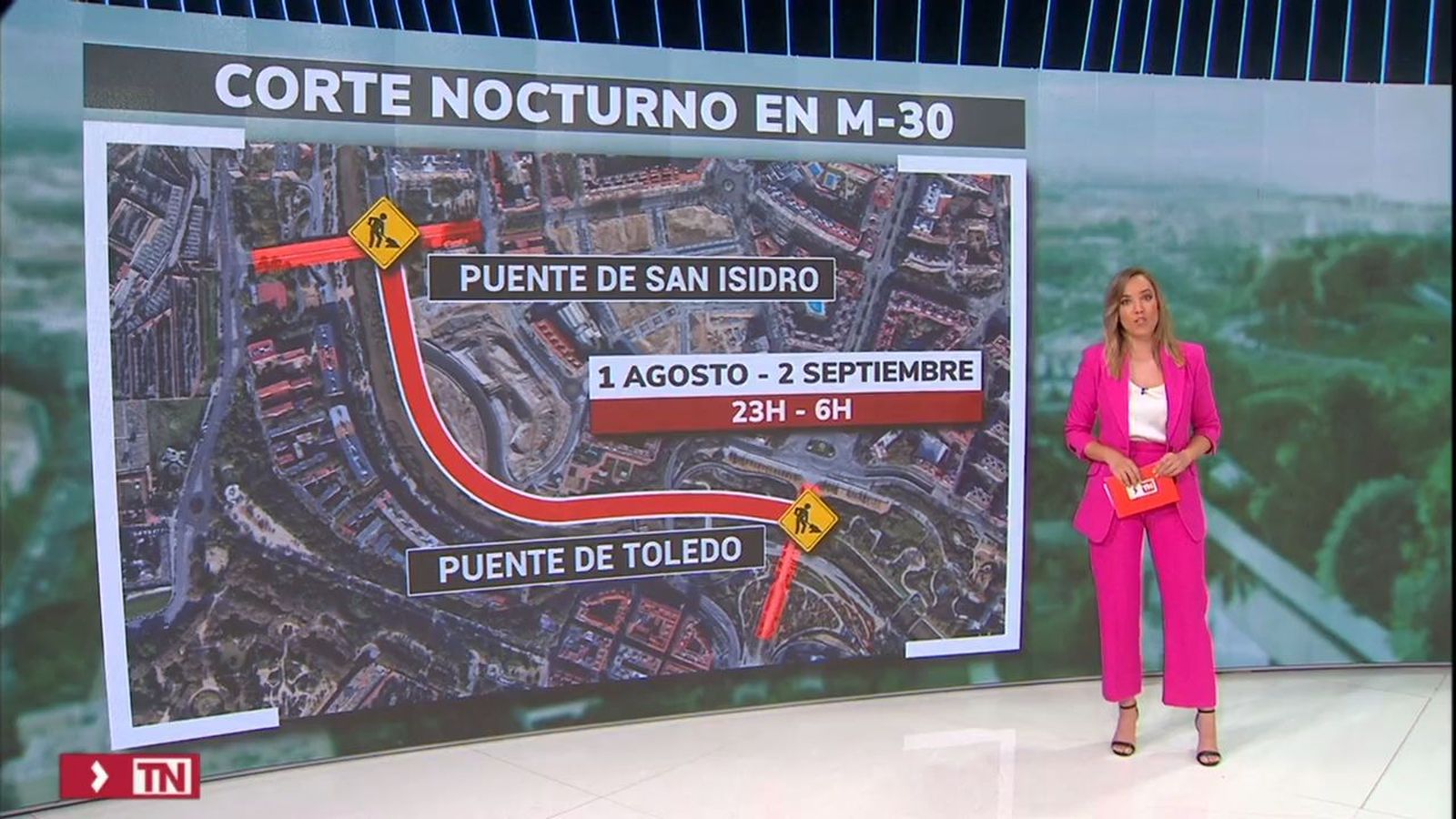 Cortes en la M-30