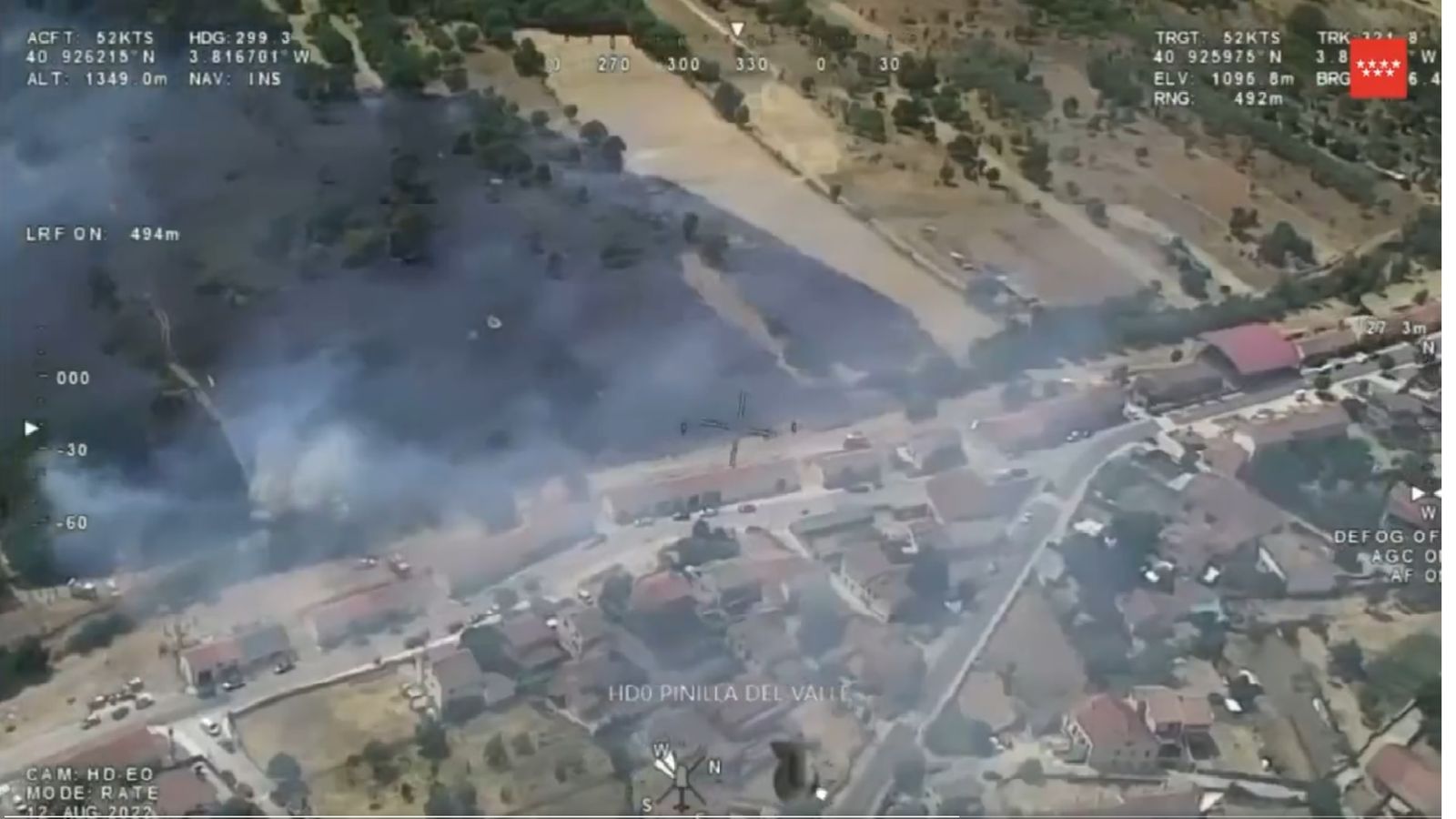 Controlado un incendio en Pinilla  del Valle que ha quemado 6 hectáreas