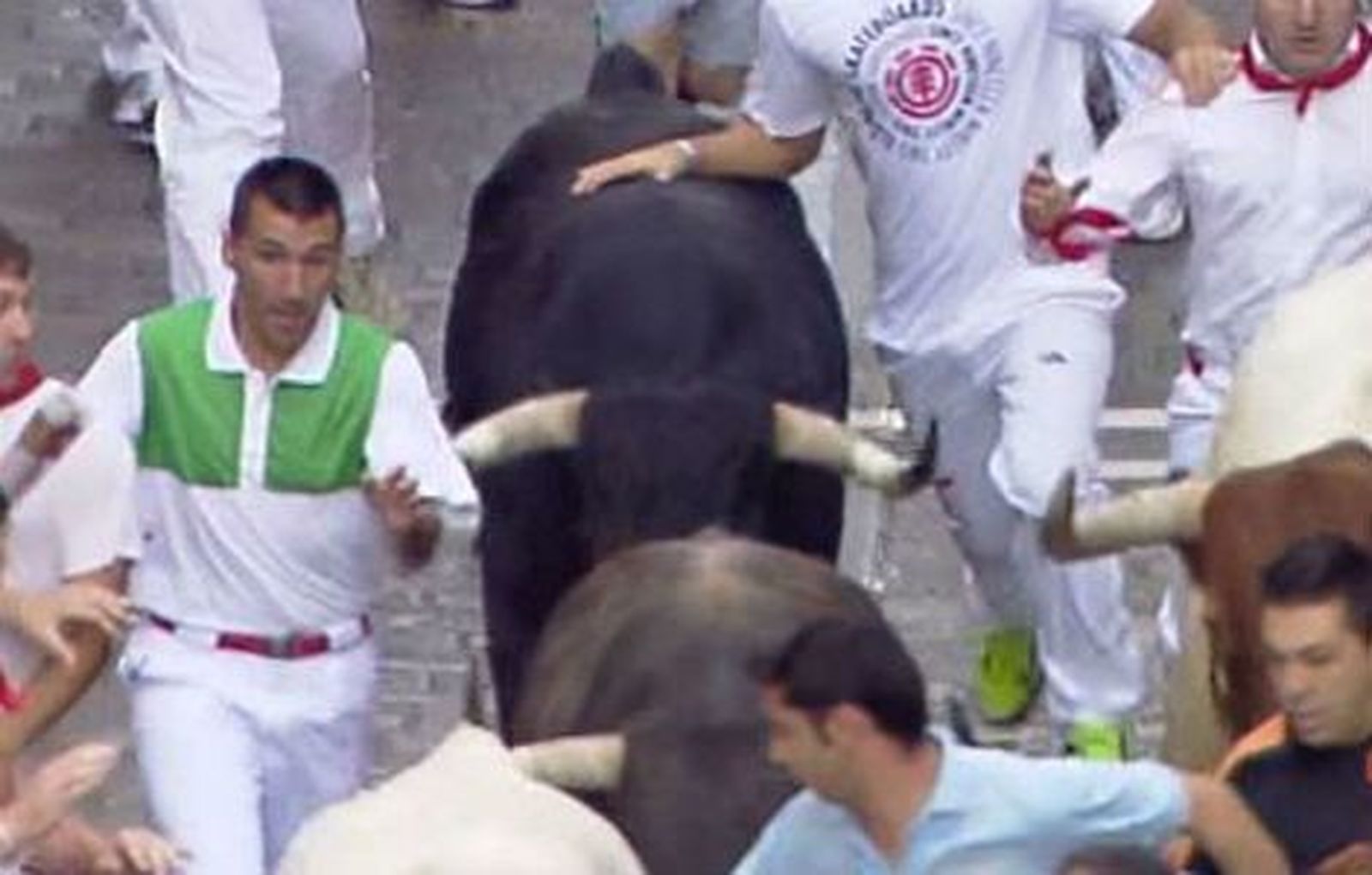 Un total de 47 personas atendidas  tras el segundo encierro de los Sanfermines