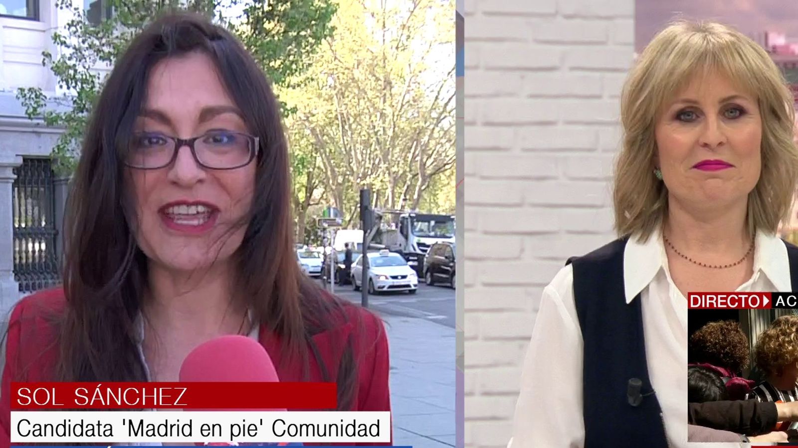 Sol Sánchez: "Cuando retiran el apoyo quienes encumbraron a Unidos Podemos, hay que actuar"