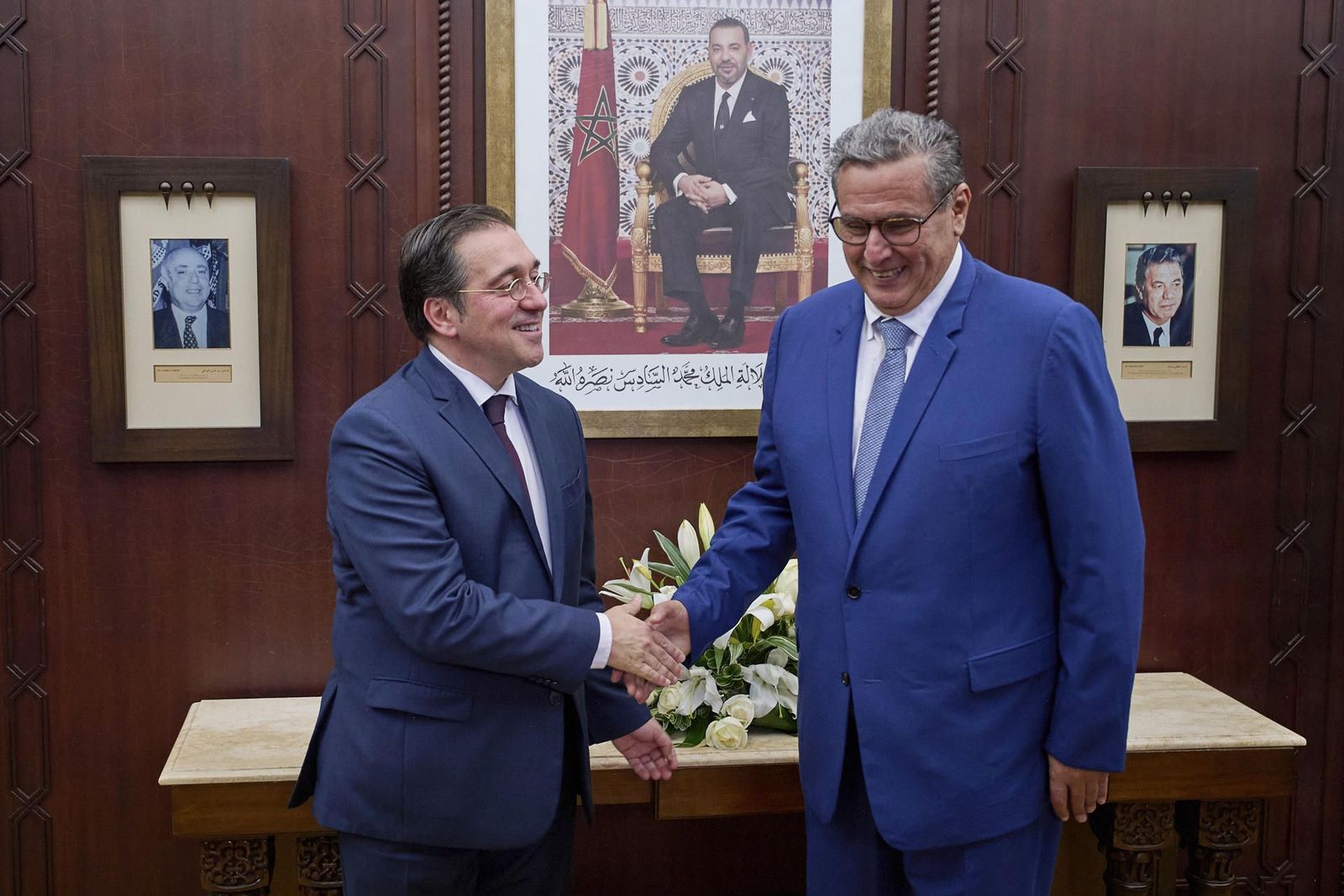 Albares y el primer ministro marroquí se felicitan de la relación de diálogo permanente entre España y Marruecos