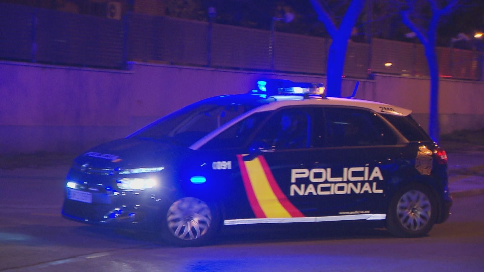 Coche patrulla de Policía Nacional