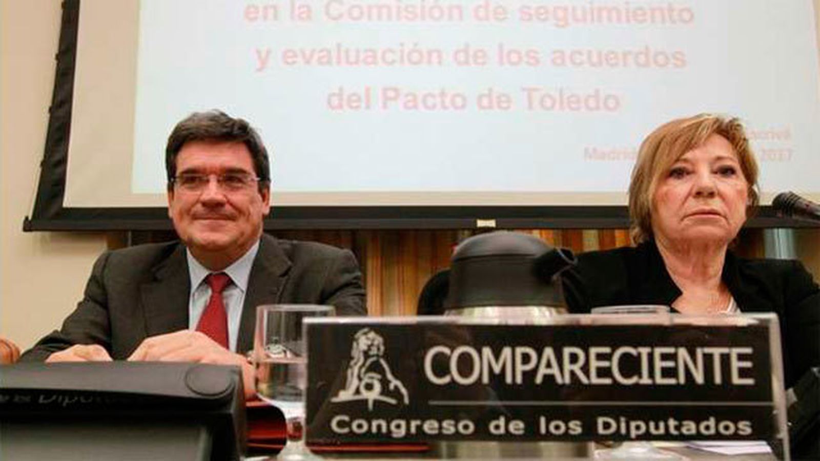 José Luis Escrivá y Celia Villalobos