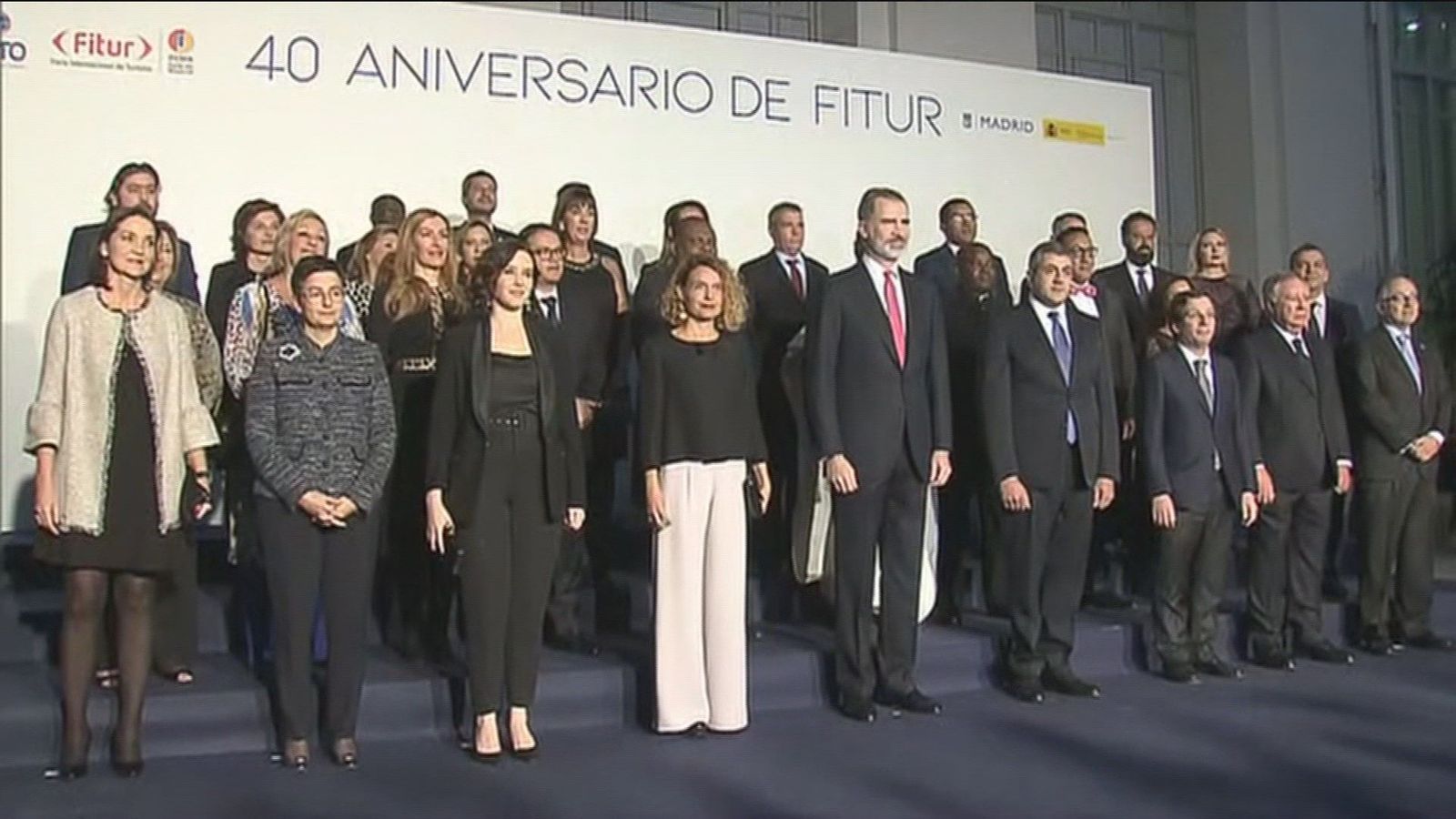 Cena de gala en Cibeles con motivo de los 40 años de Fitur