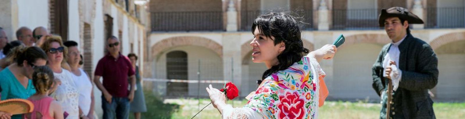 Una de las teatralizaciones de la historia de Nuevo Baztán