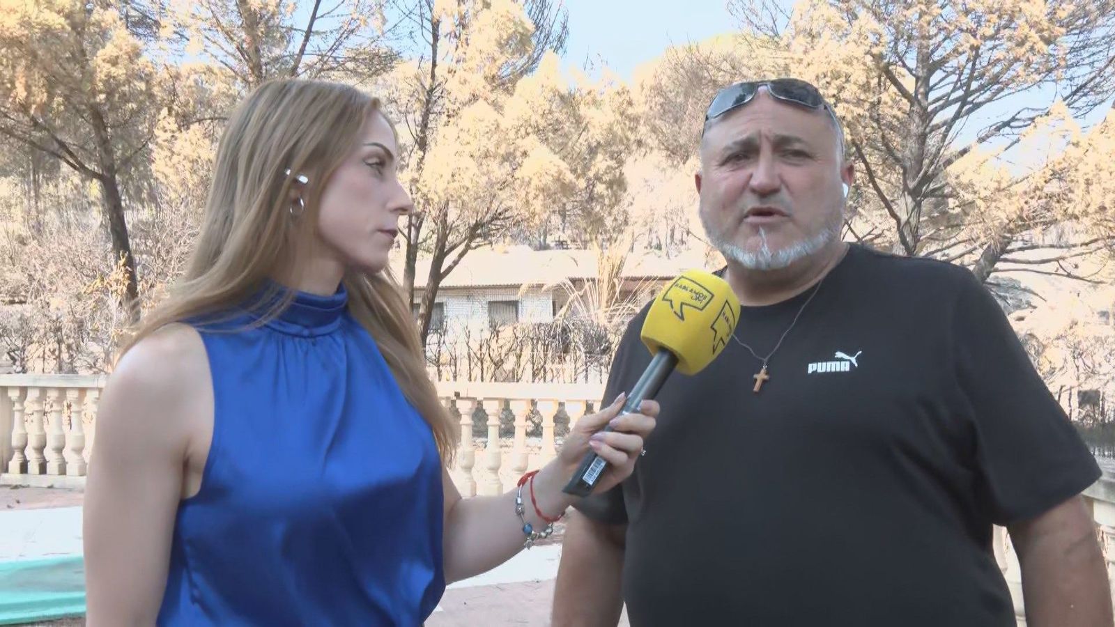 El incendio deja sin hogar a Paco, un vecino de Pelayos de la Presa: "He perdido toda una vida"