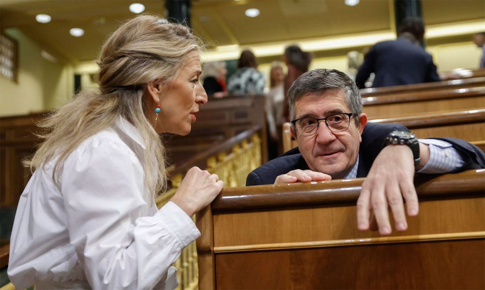 Yolanda Díaz y Patxi López urgen a pactar la ley del 'sí es sí' y a "dejar de hacer ruido" cuando ya van 463 rebajas de condena