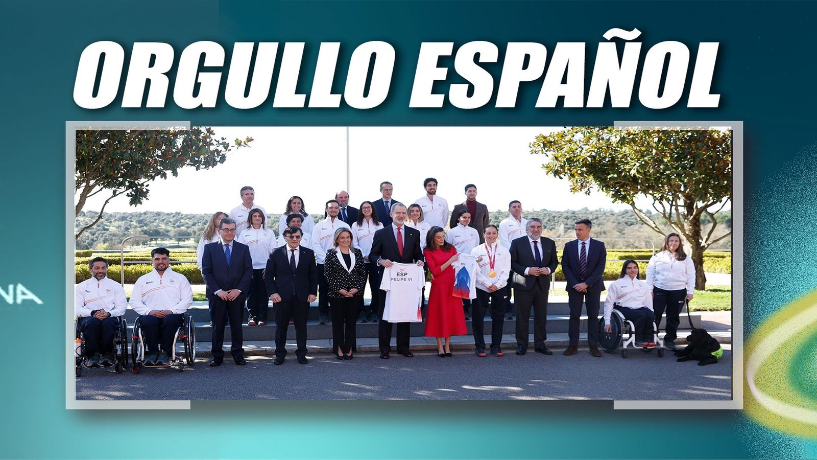 Los Reyes reciben al equipo paralímpico de los Juegos de Invierno Milán-Cortina