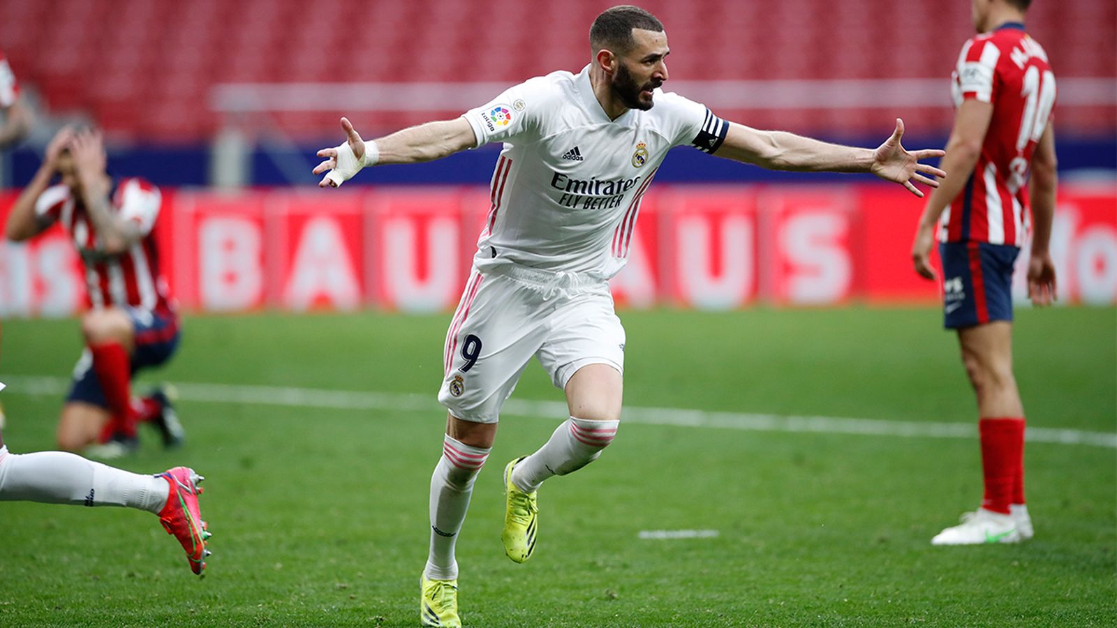 Benzemaante el Atlético de Madrid