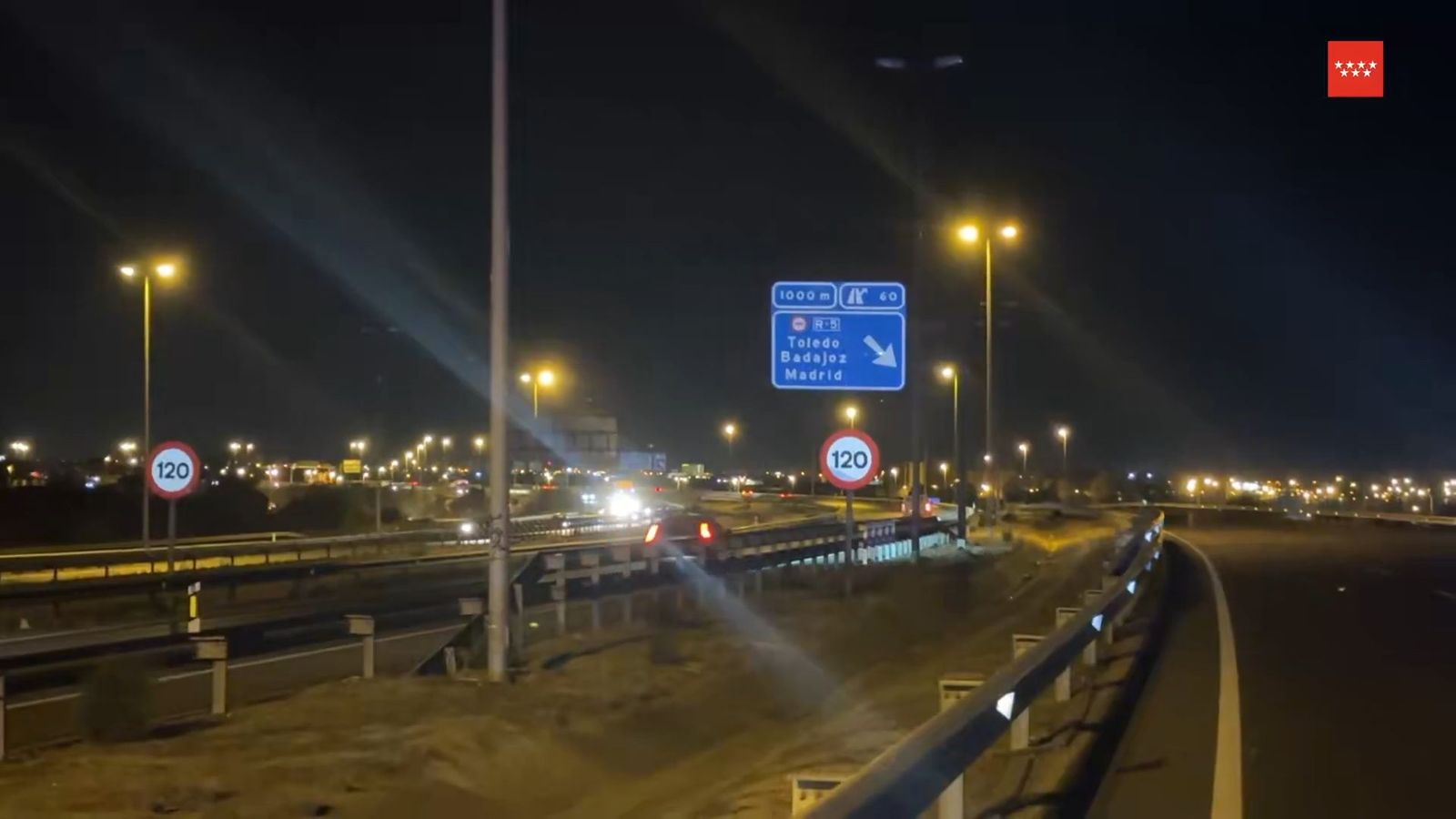 Fallece un motorista en la M-50 a la altura de Alcorcón