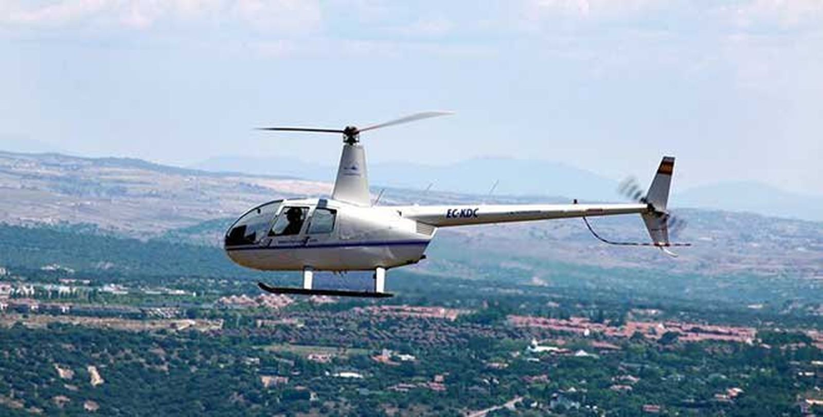 Helicóptero sobre Madrid
