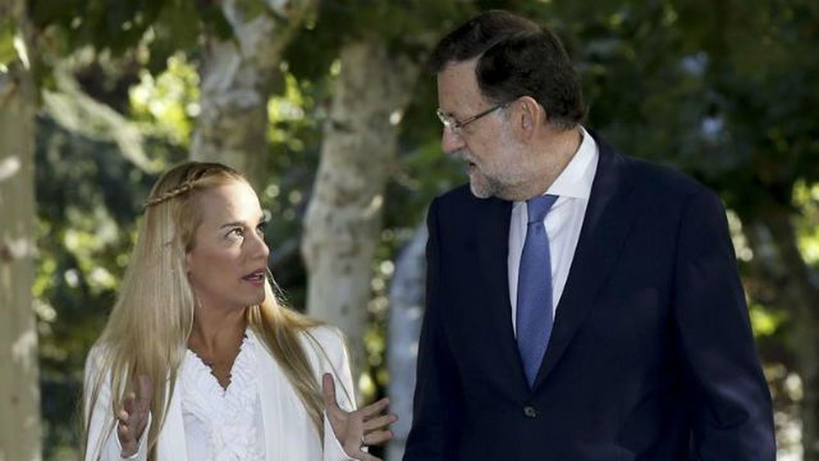 Rajoy expresa a Tintori su preocupación por Leopoldo López
