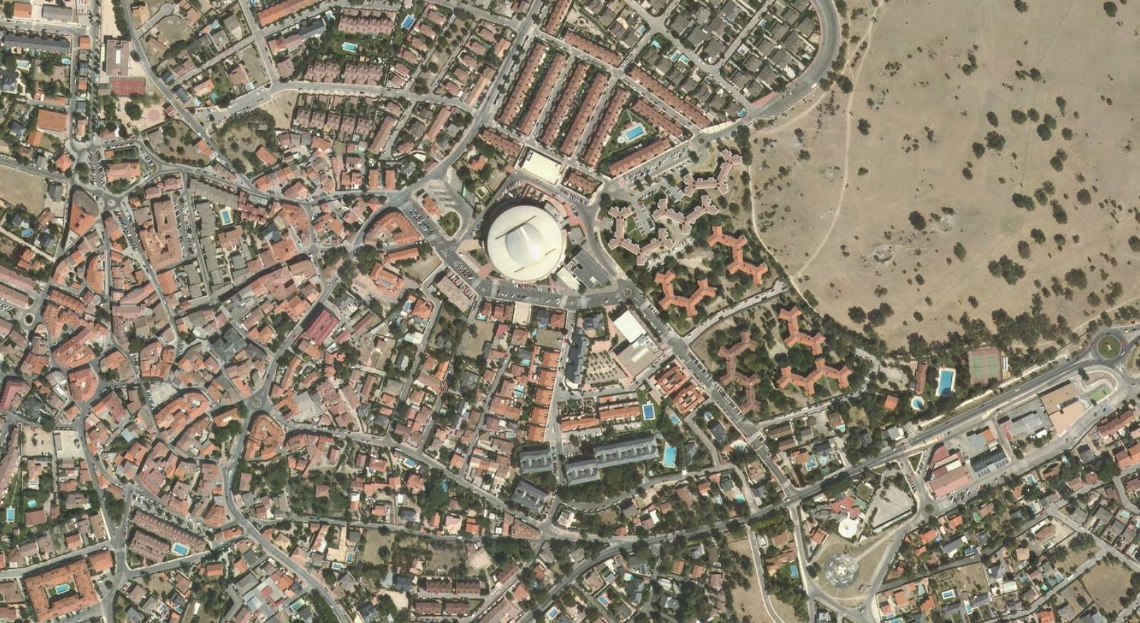 Vista aérea de Moralzarzal