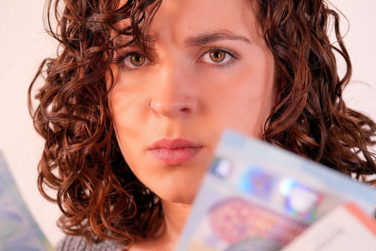 Mujer enfadada