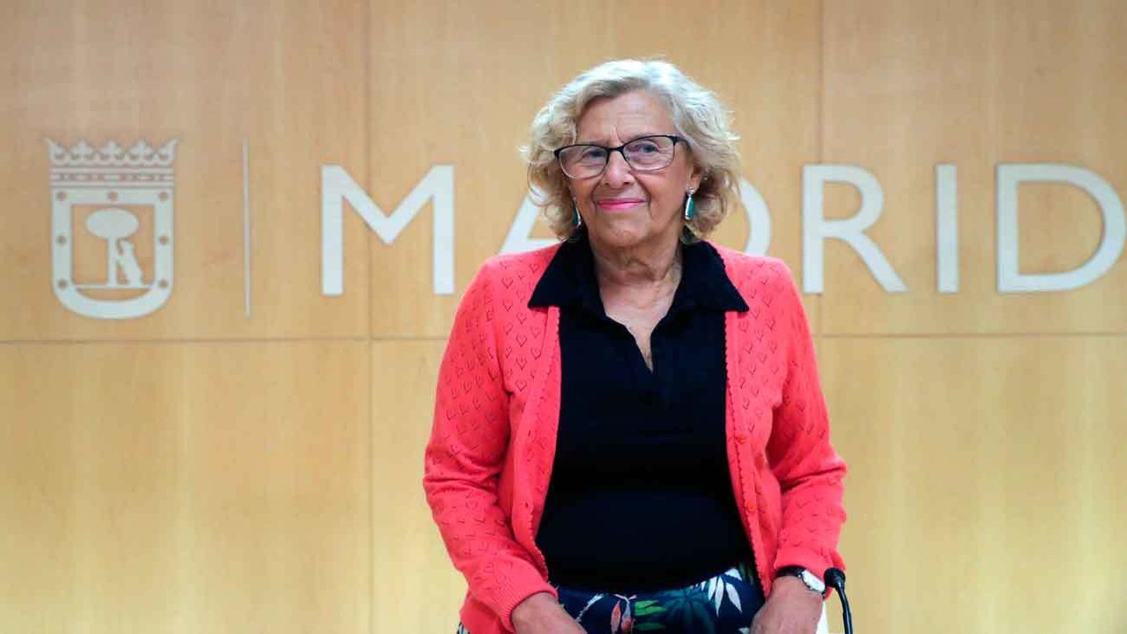 La alcaldesa de Madrid Manuela Carmena