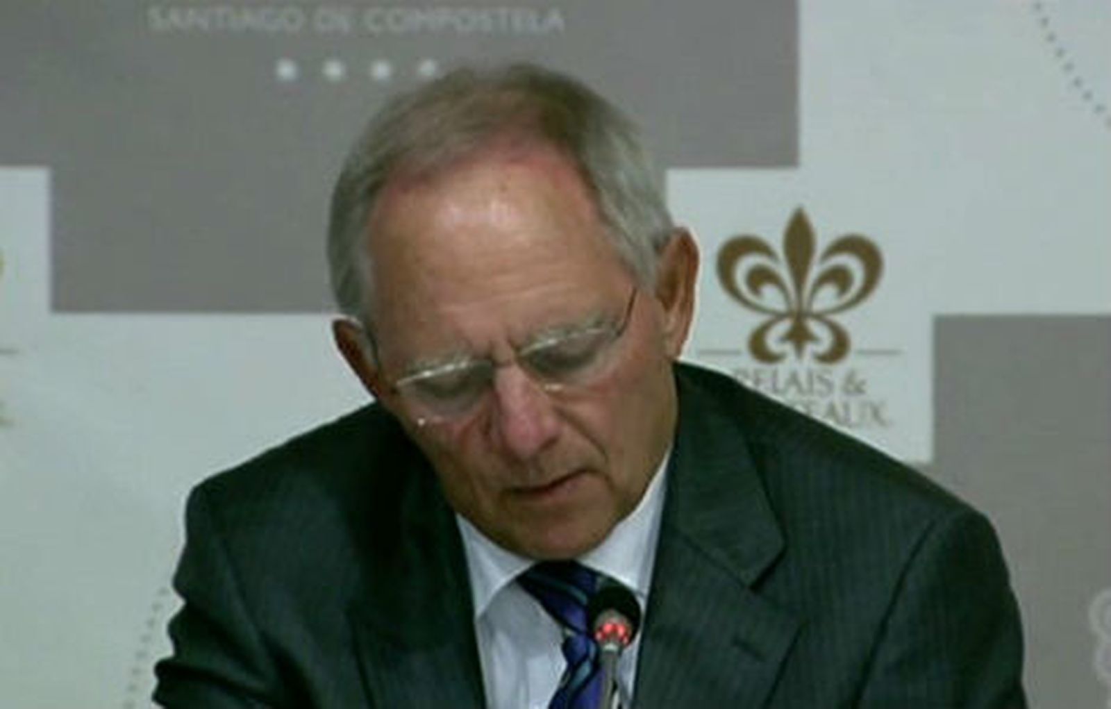 El ministro de Finanzas  alemán, Wolfgang Schuble