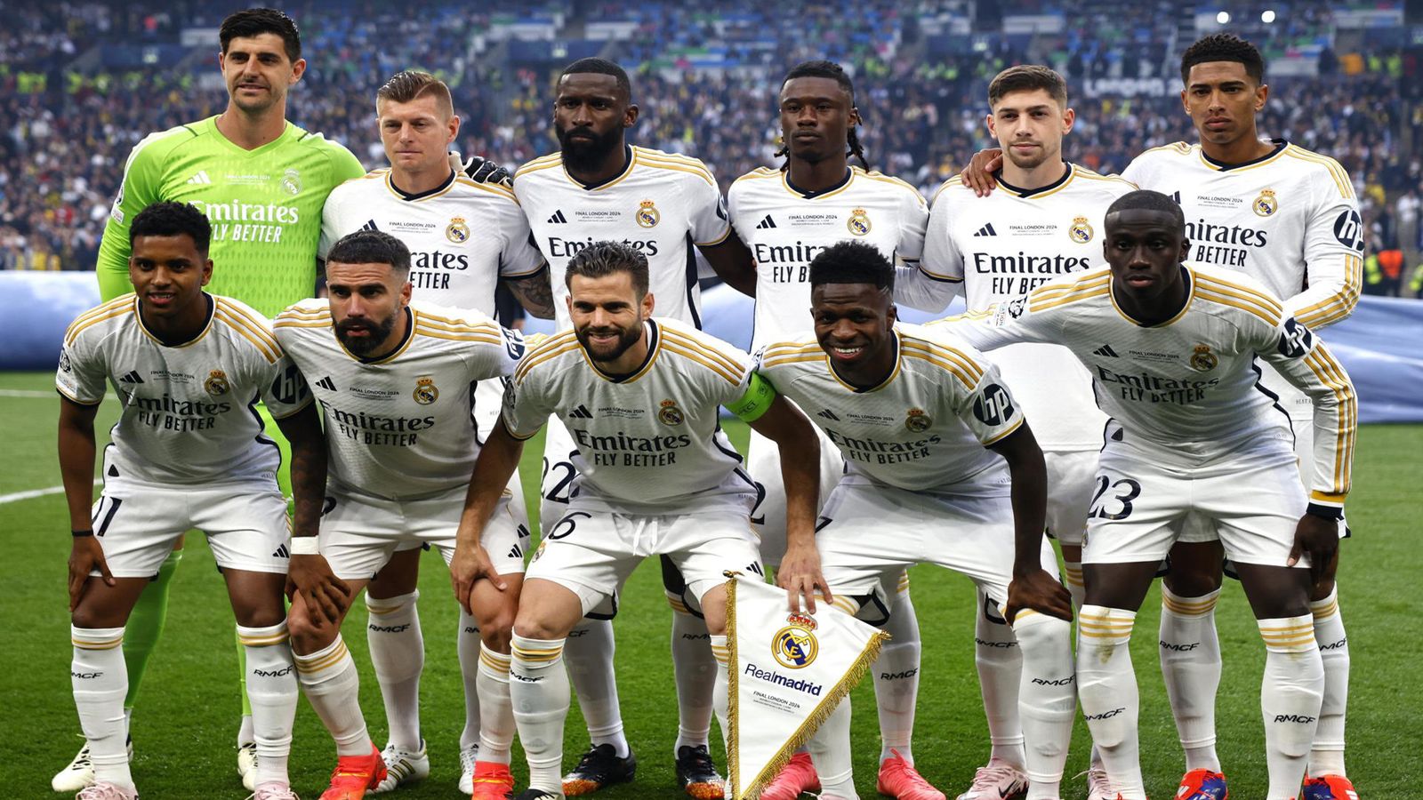 Once titular del Real Madrid