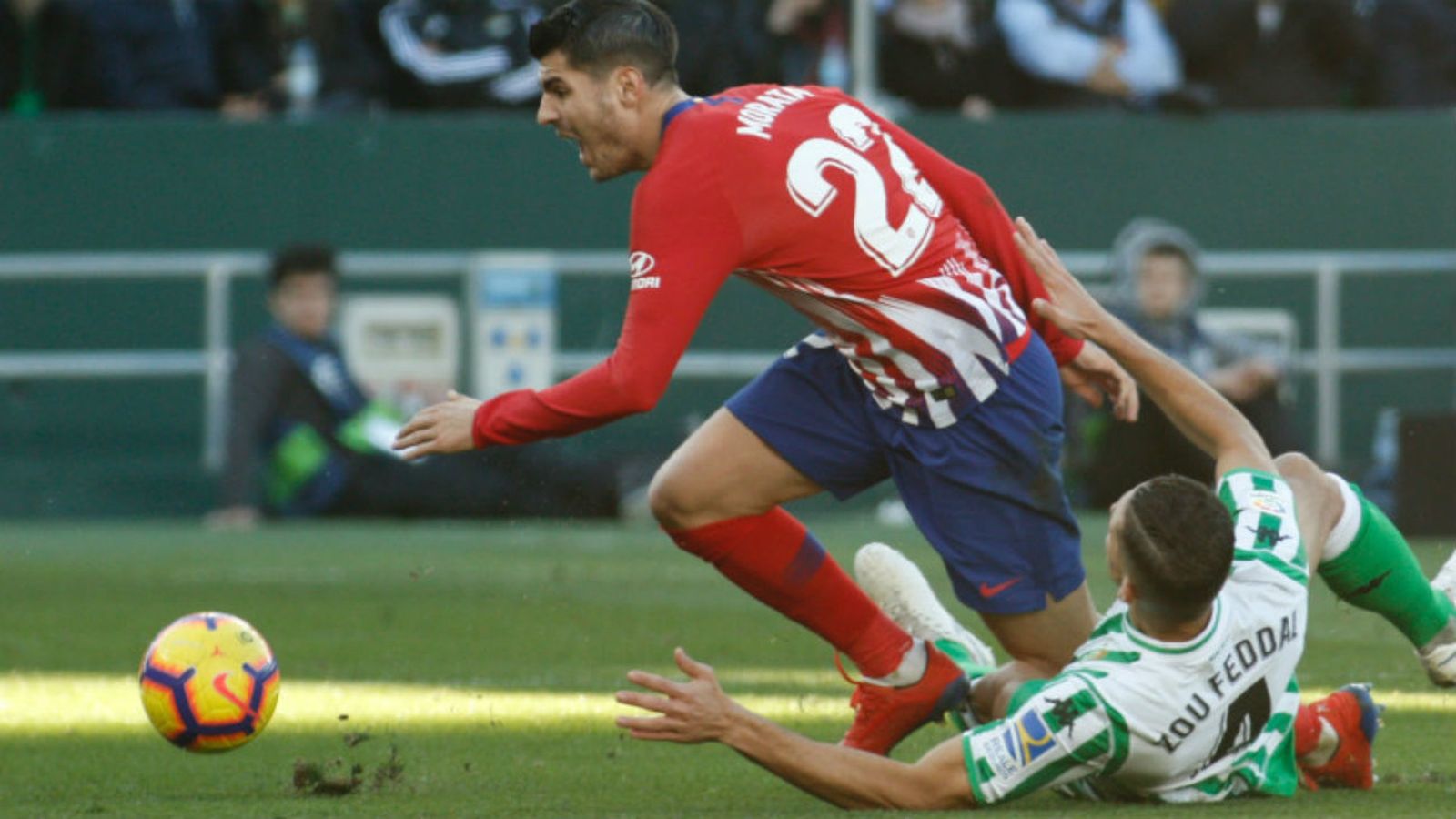 Morata ante el Betis