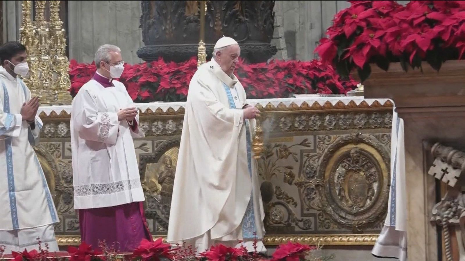 El Papa Francisco condena la violencia machista en su primera misa del año