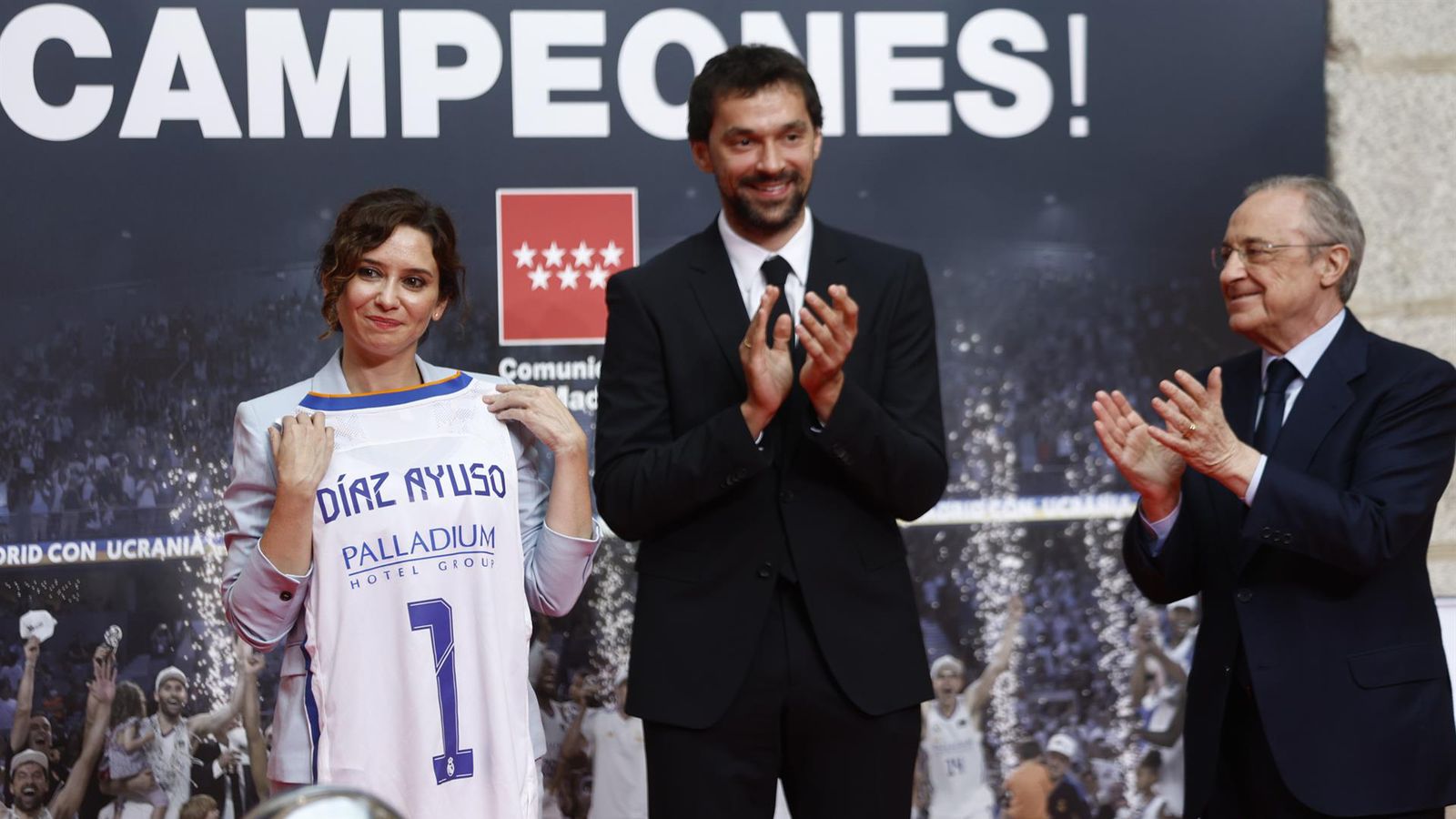 Ayuso y Almeida, con el Real Madrid