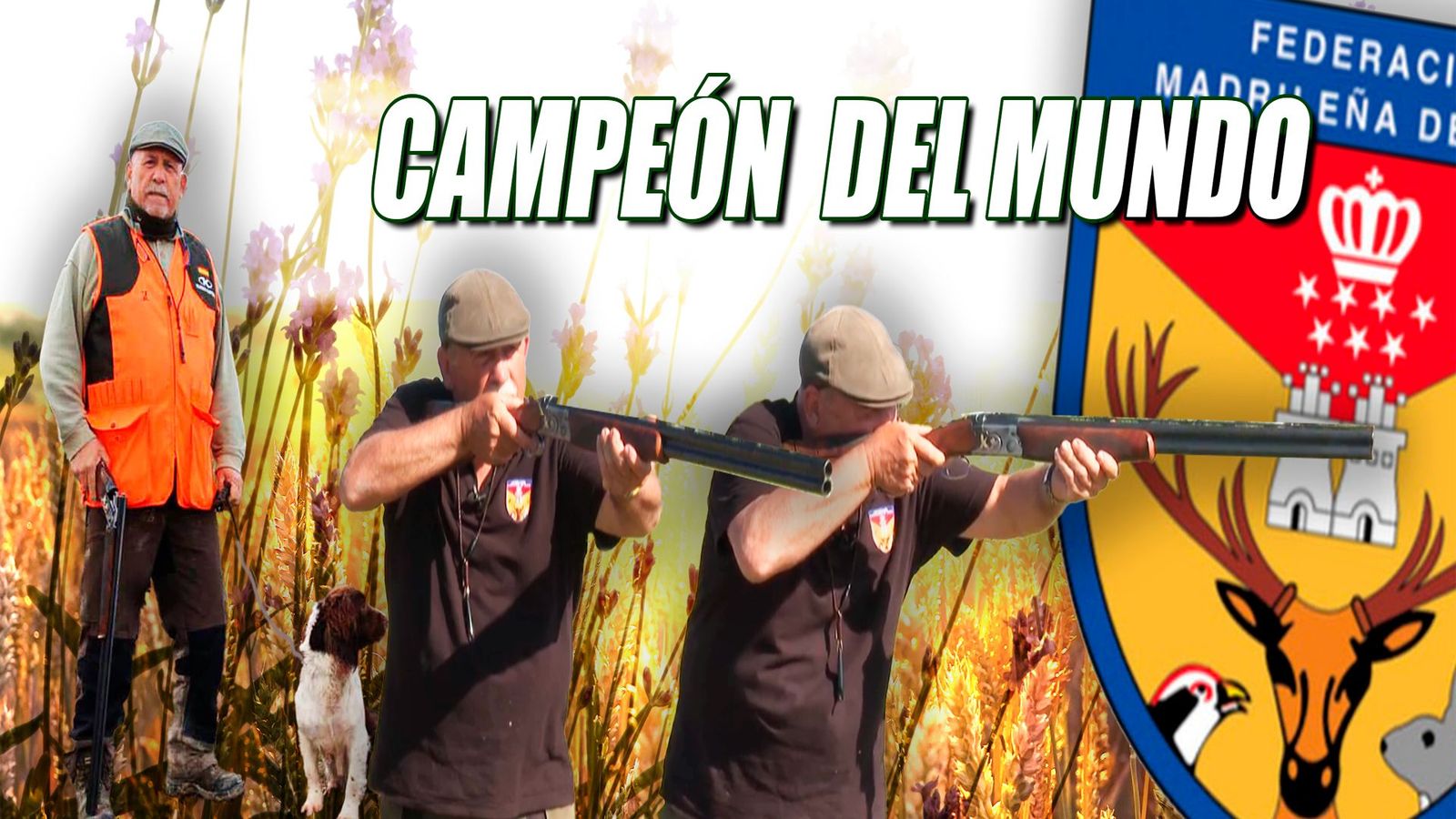 Francisco López, campeón del mundo de caza